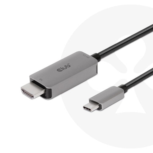 CLUB3D Club 3D USB-C zu HDMI Kabel – 8K (7680 × 4320) @ 60 Hz, 4K @ 120 Hz – DP Alt Mode 1.4, 3 m