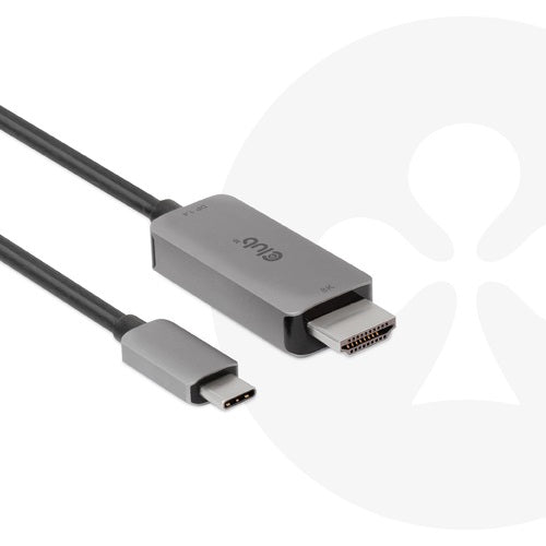 CLUB3D Club 3D USB-C zu HDMI Kabel – 8K (7680 × 4320) @ 60 Hz, 4K @ 120 Hz – DP Alt Mode 1.4, 3 m