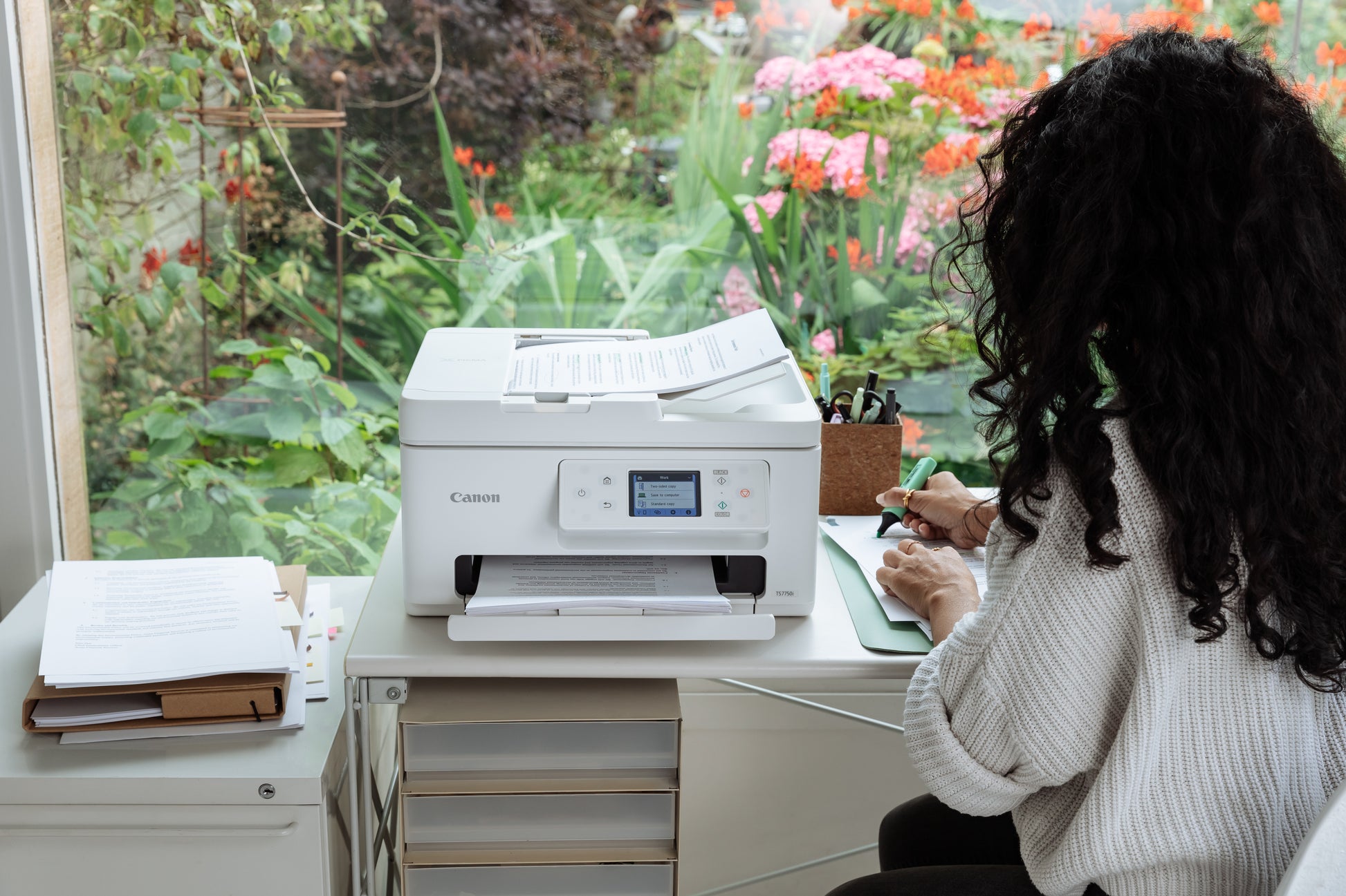 Canon PIXMA TS7750i – Farbiges Tintenstrahl-MFP A4, 3-in-1 – USB/WLAN – Duplex, ADF – 15 S./Min. S/W, 10 S./Min. Farbe