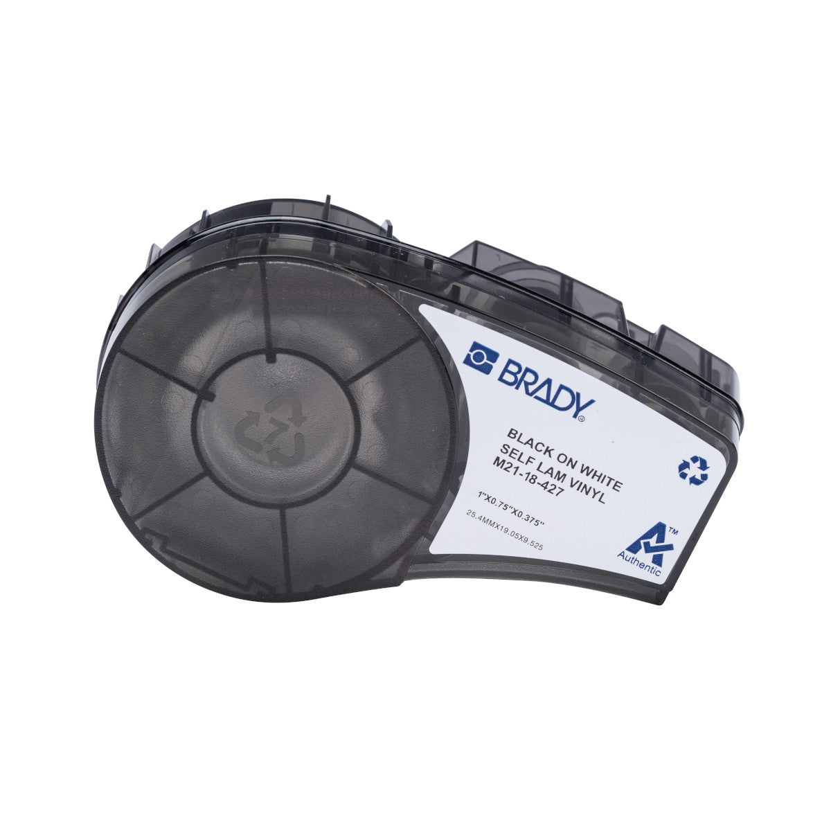 Brady Etiketten (Rolle) 25 × 19 mm – Vinyl – permanent haftend – Thermotransfer – für M210, M210-LAB, M211