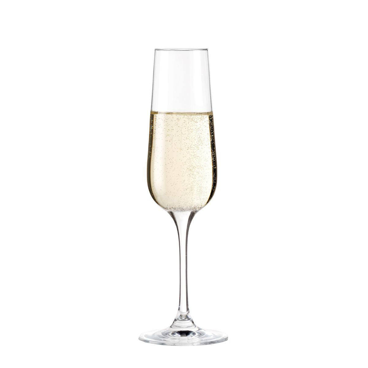 Leonardo Tivoli Sektglas – 0,21 l, Kristallglas, Transparent, spülmaschinenfest, 6 Stück