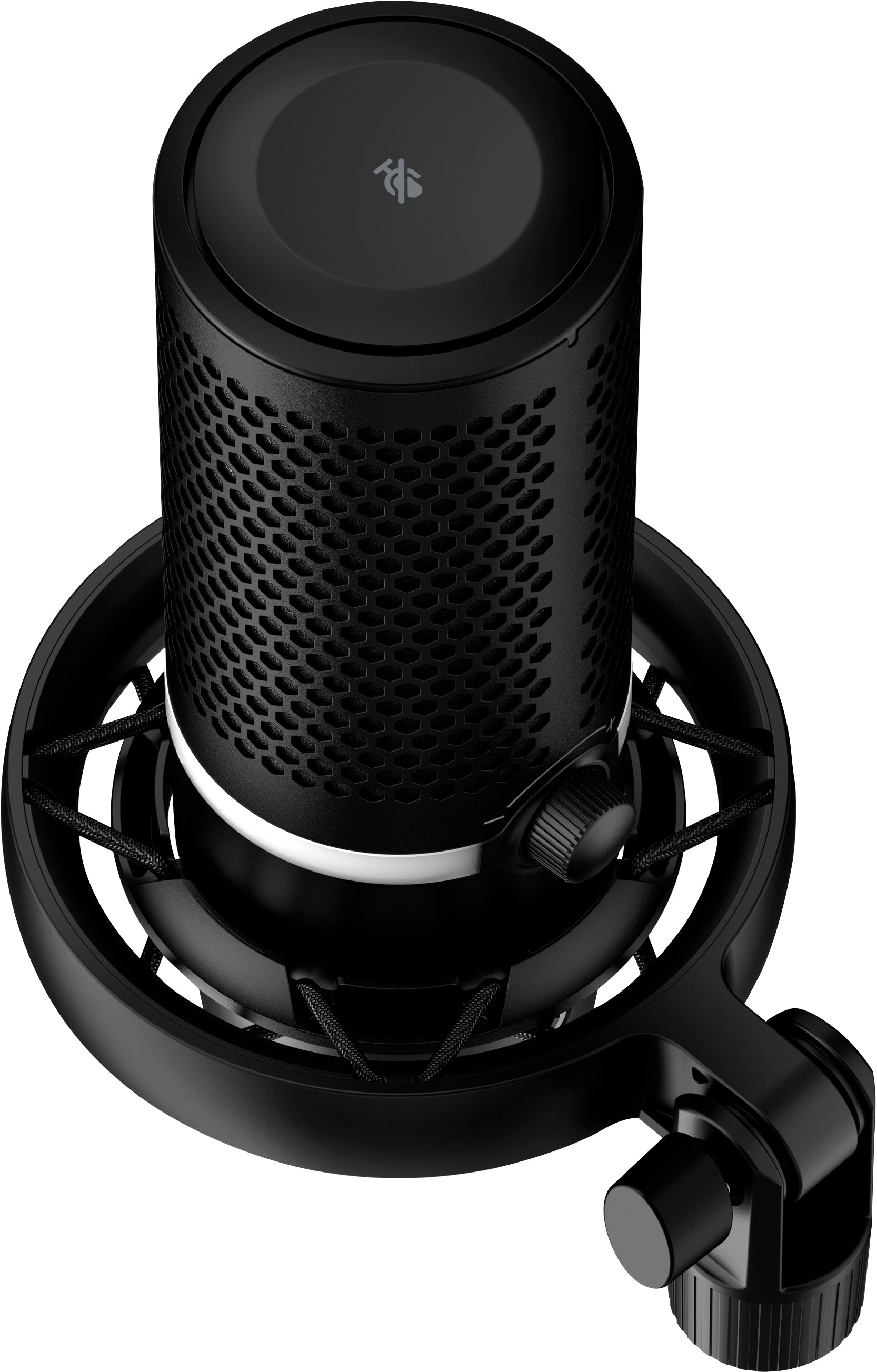 HyperX DuoCast – Tischmikrofon – USB, kabelgebunden, 24 Bit/96 kHz, für PC/Mac/PlayStation, Schwarz