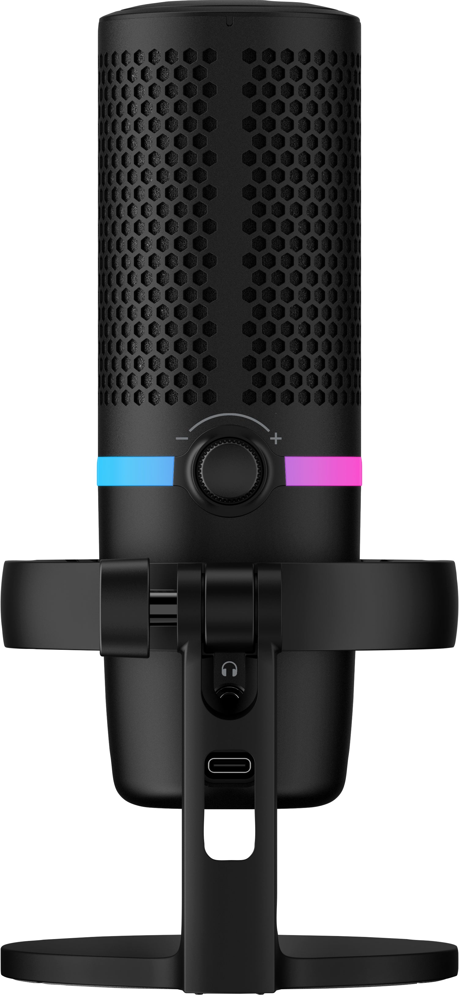 HyperX DuoCast – Tischmikrofon – USB, kabelgebunden, 24 Bit/96 kHz, für PC/Mac/PlayStation, Schwarz