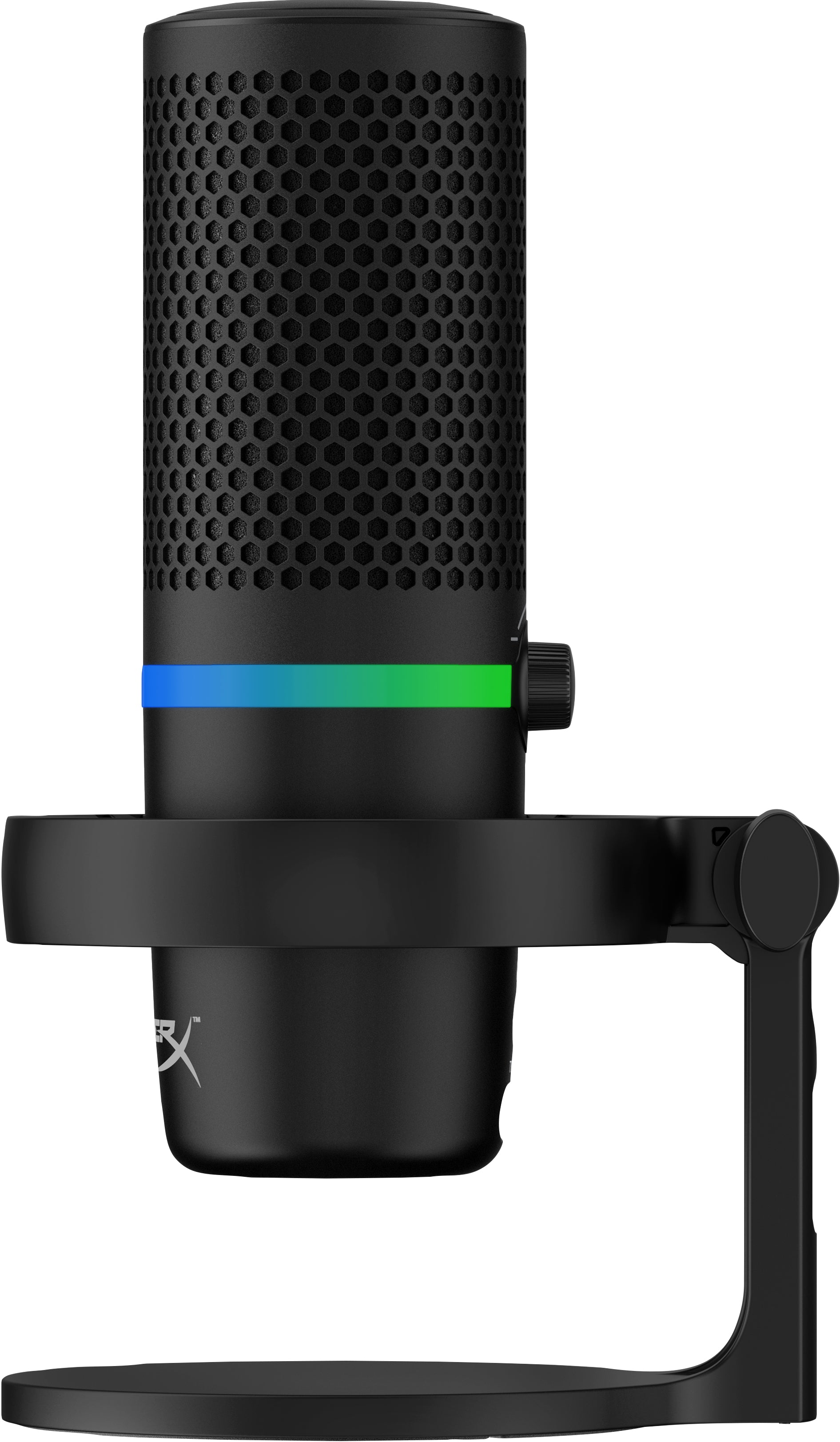 HyperX DuoCast – Tischmikrofon – USB, kabelgebunden, 24 Bit/96 kHz, für PC/Mac/PlayStation, Schwarz