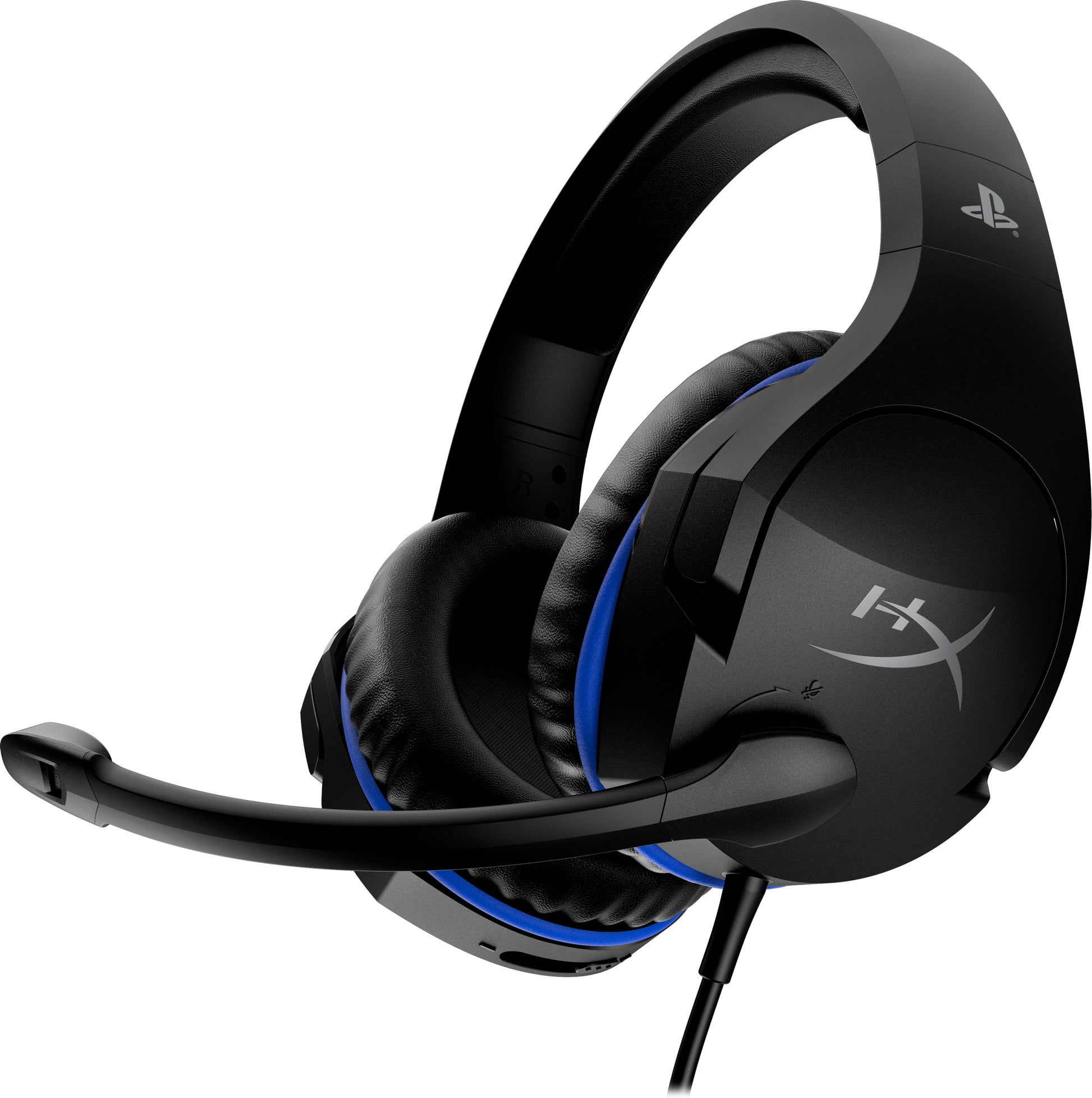 HyperX Cloud Stinger PS5 Gaming-Headset – Over-Ear, Stereo, Kabelgebunden, 3,5 mm Klinke, für PS5, PS4, Schwarz/Blau