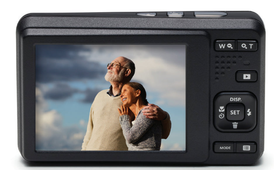 Kodak Pixpro FZ55 – Kompaktkamera, 16 MP, 5x optischer Zoom, 2,7" Display, Full HD, Blau