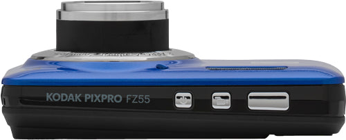 Kodak Pixpro FZ55 – Kompaktkamera, 16 MP, 5x optischer Zoom, 2,7" Display, Full HD, Blau