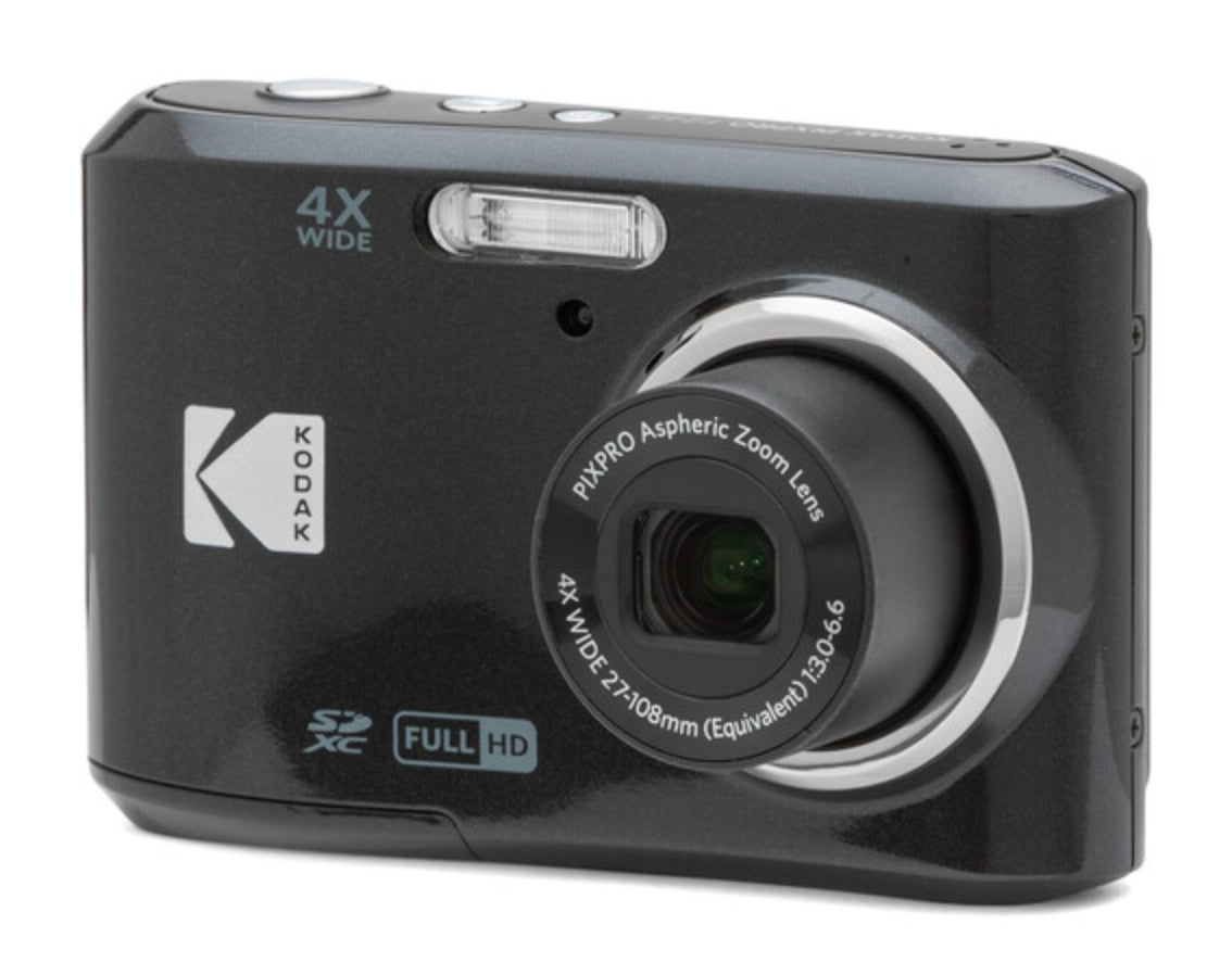 Kodak Pixpro FZ45 – Kompaktkamera, 16 MP 1/2,3", 1080p, 4× optischer Zoom, Schwarz