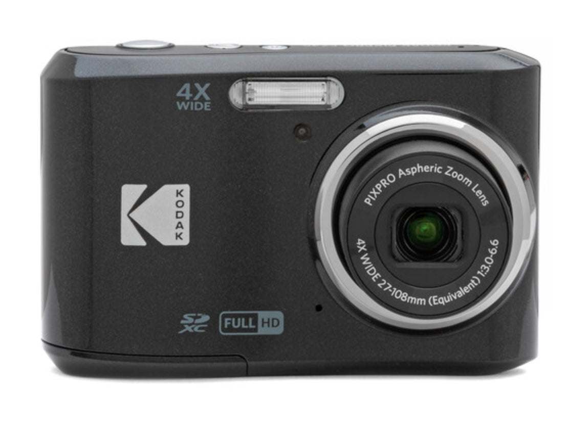 Kodak Pixpro FZ45 – Kompaktkamera, 16 MP 1/2,3", 1080p, 4× optischer Zoom, Schwarz