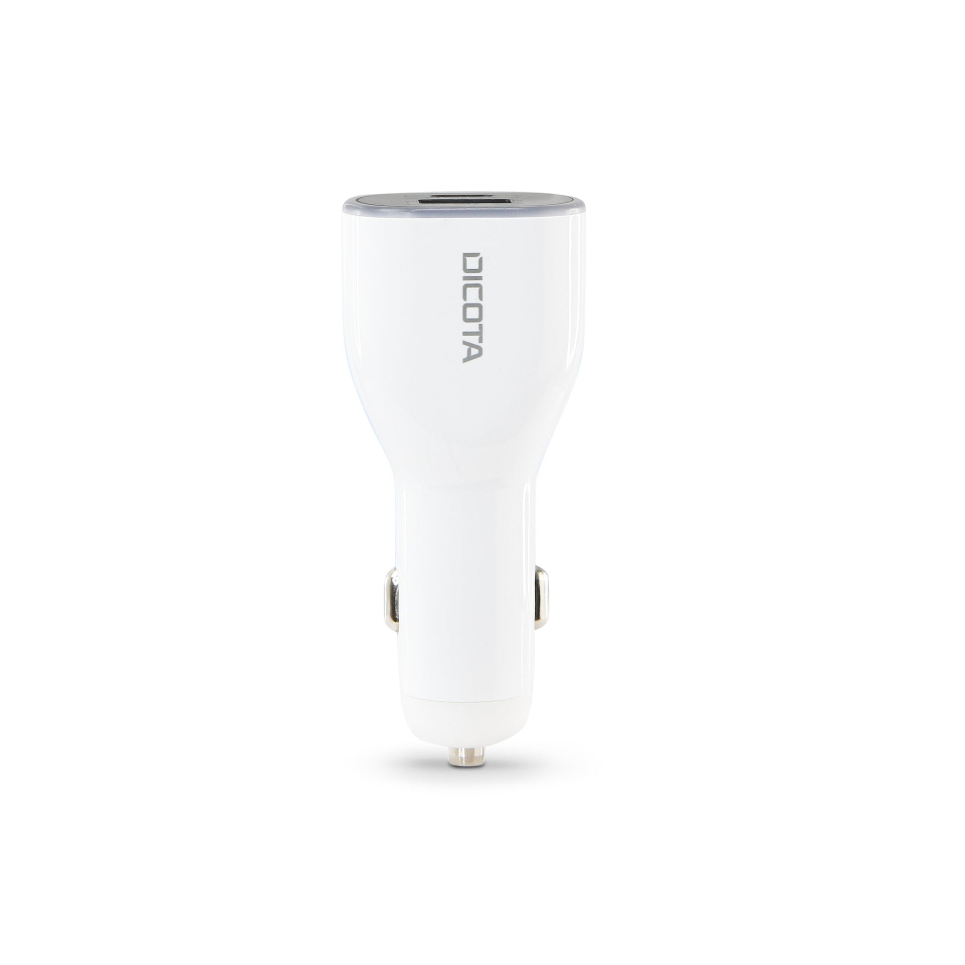 DICOTA Autoladegerät – 100 W, 1× USB-A, Schnellladefunktion, 1,2 m Kabel