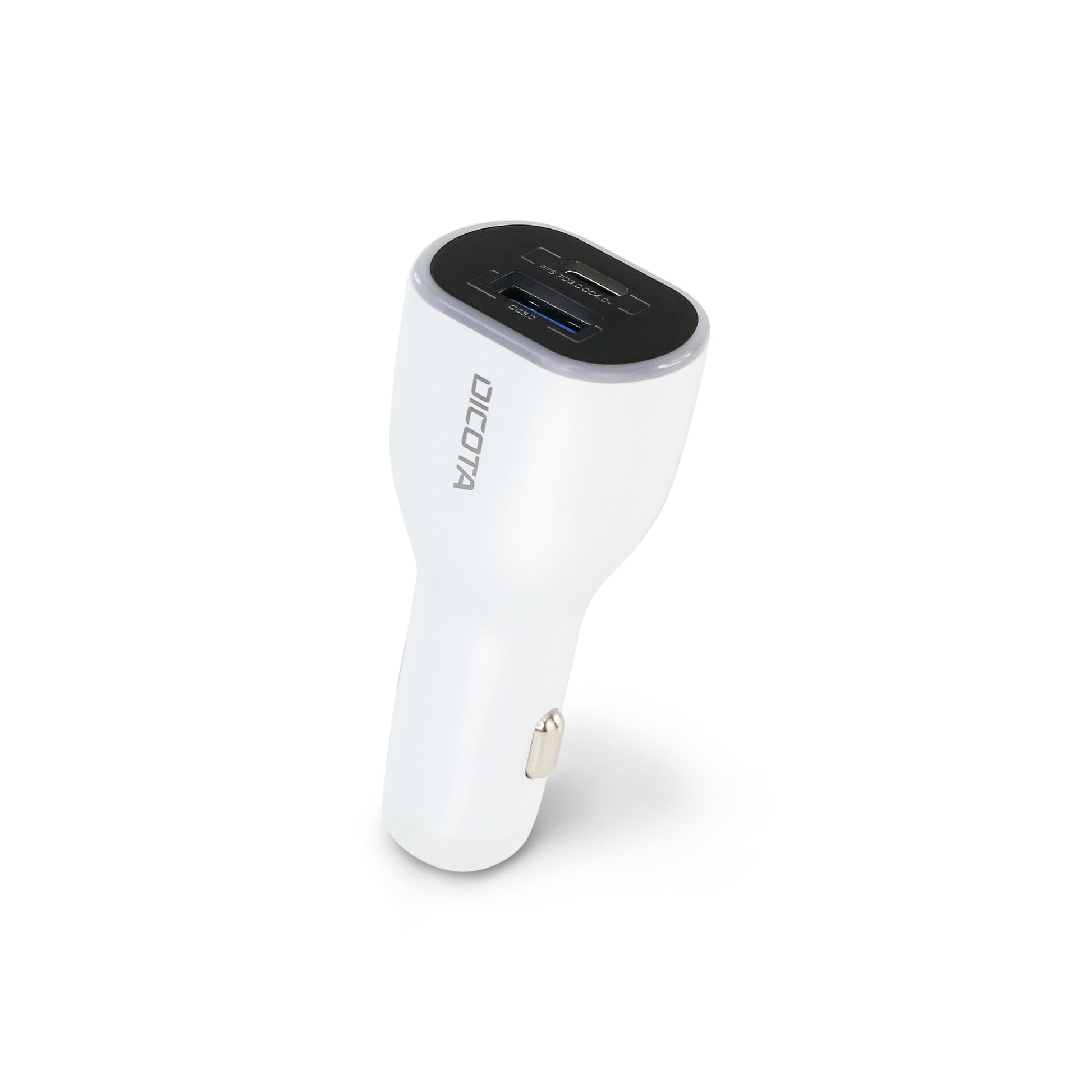 DICOTA Autoladegerät – 100 W, 1× USB-A, Schnellladefunktion, 1,2 m Kabel