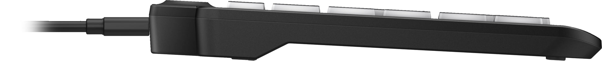 HP 405 – Tastatur – Membran, kabelgebunden – USB-C – beleuchtet – auslaufsicher – schwarz