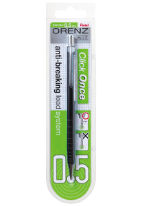 Pentel Orenz Druckbleistift – 0,5 mm, Anti-Minenbruch, Schwarz