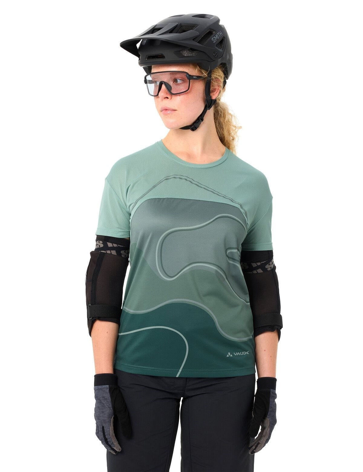Vaude – T-Shirt Moab VI – Grösse 36 – Grün, 100% Polyester (recycelt), 1 Stück