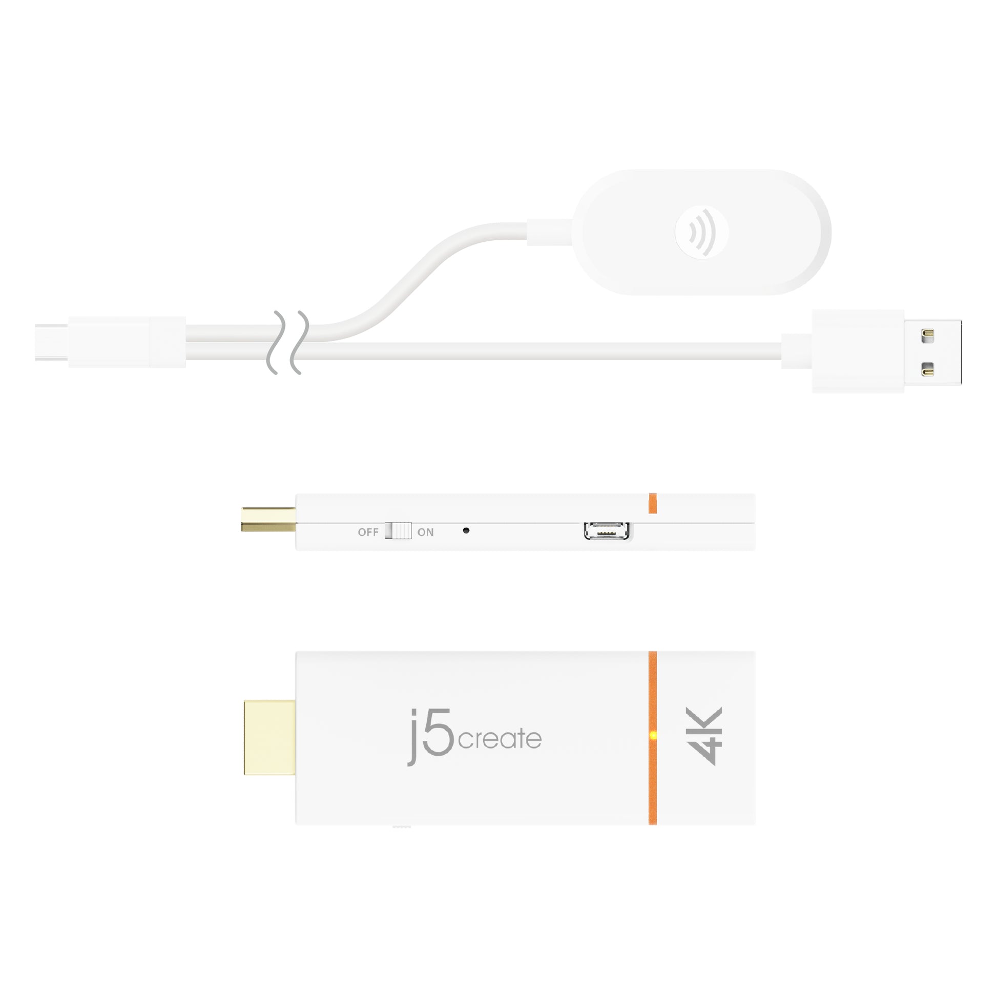 j5create Screencast – Wireless-Display-Adapter, 4K