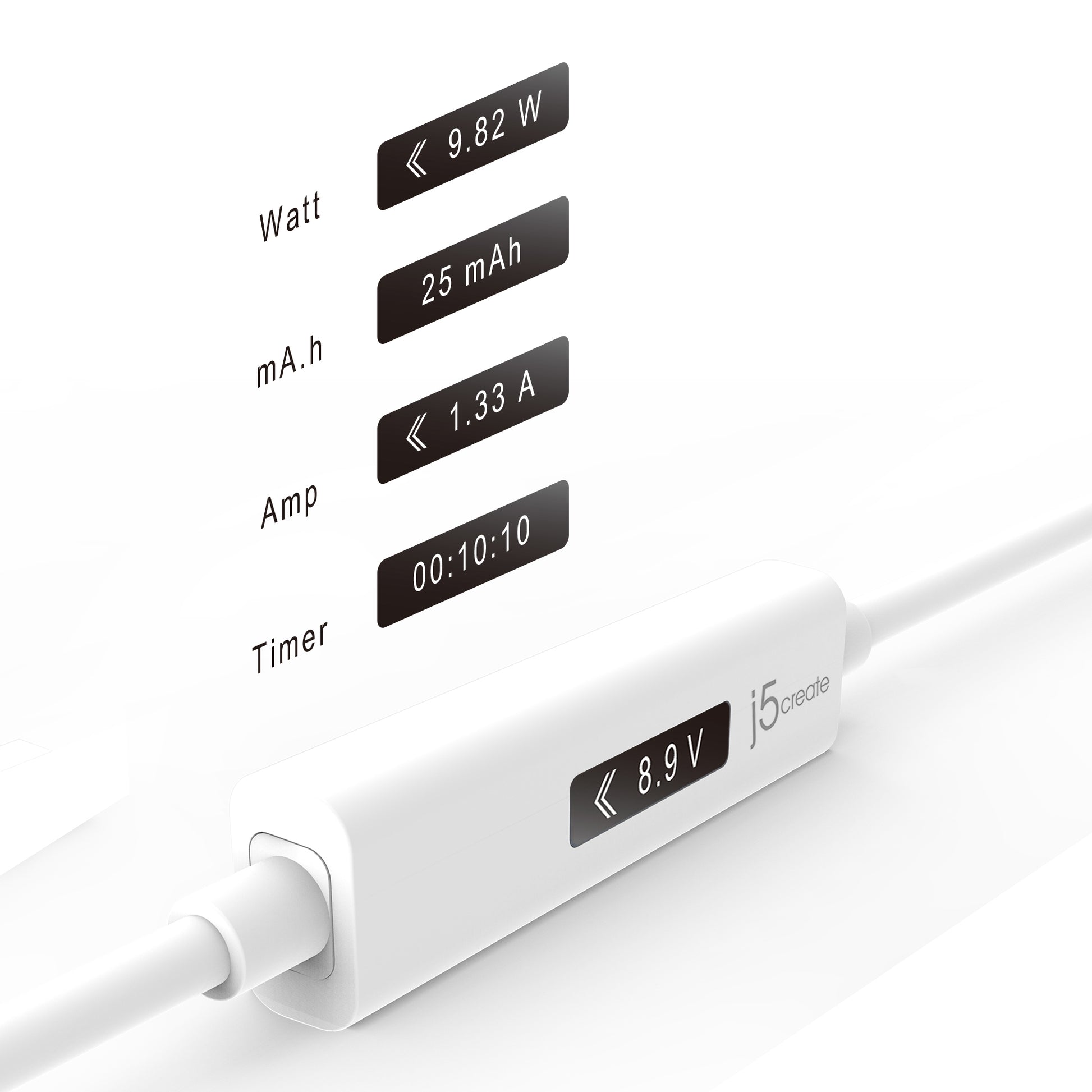 j5create USB-Kabel, USB-C zu USB-C, Ladekabel