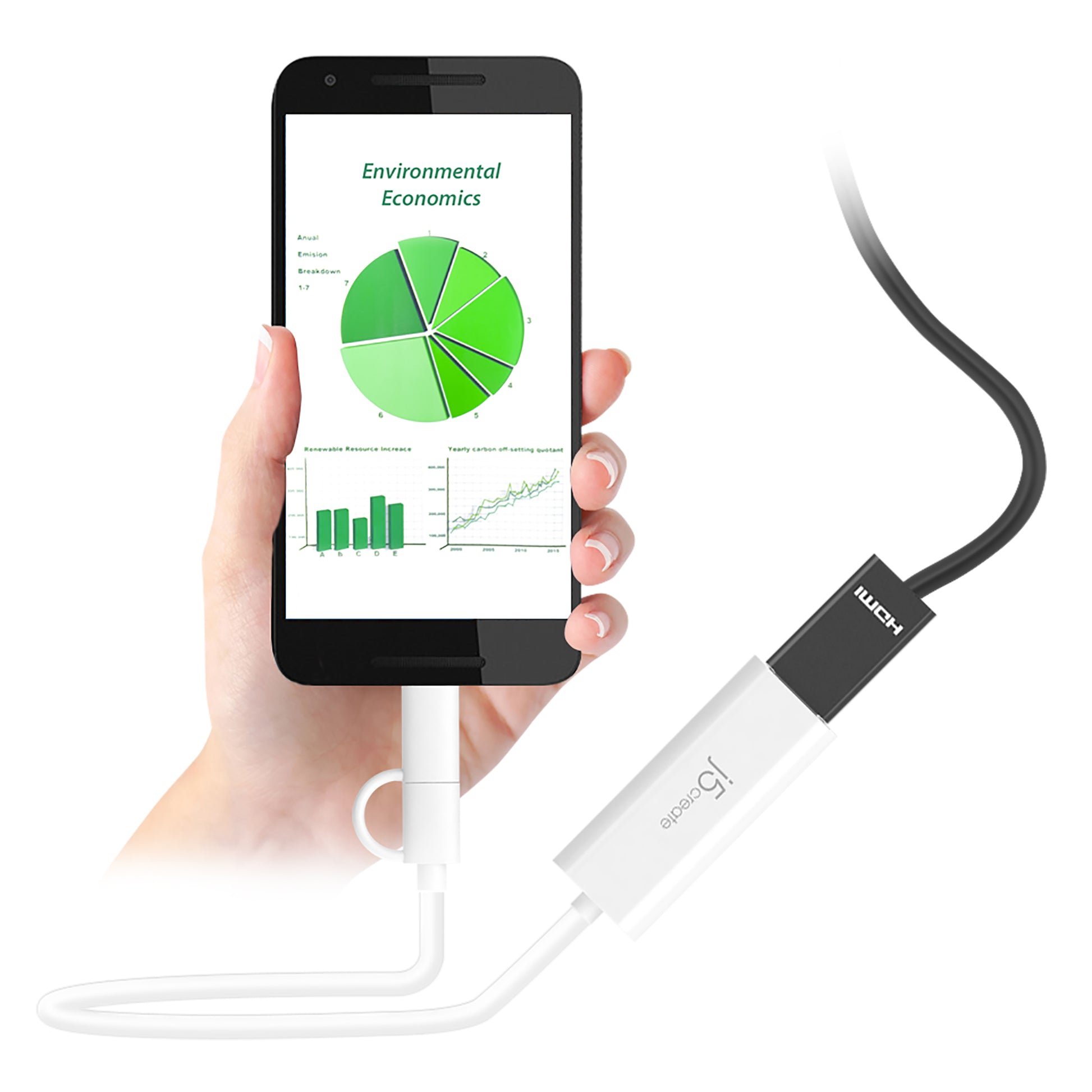 j5create JUA165C-N USB-zu-HDMI-Adapter – für Android