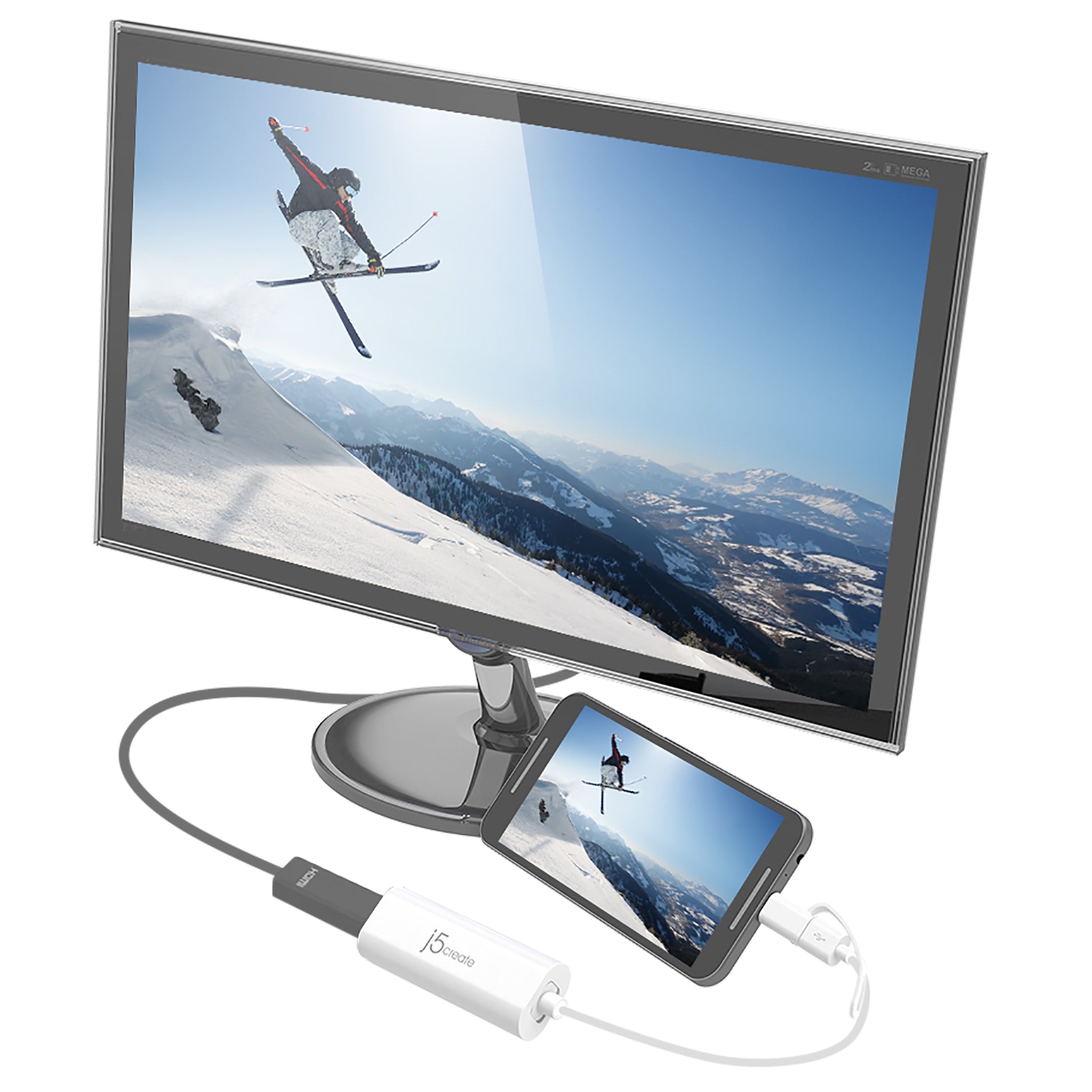 j5create JUA165C-N USB-zu-HDMI-Adapter – für Android