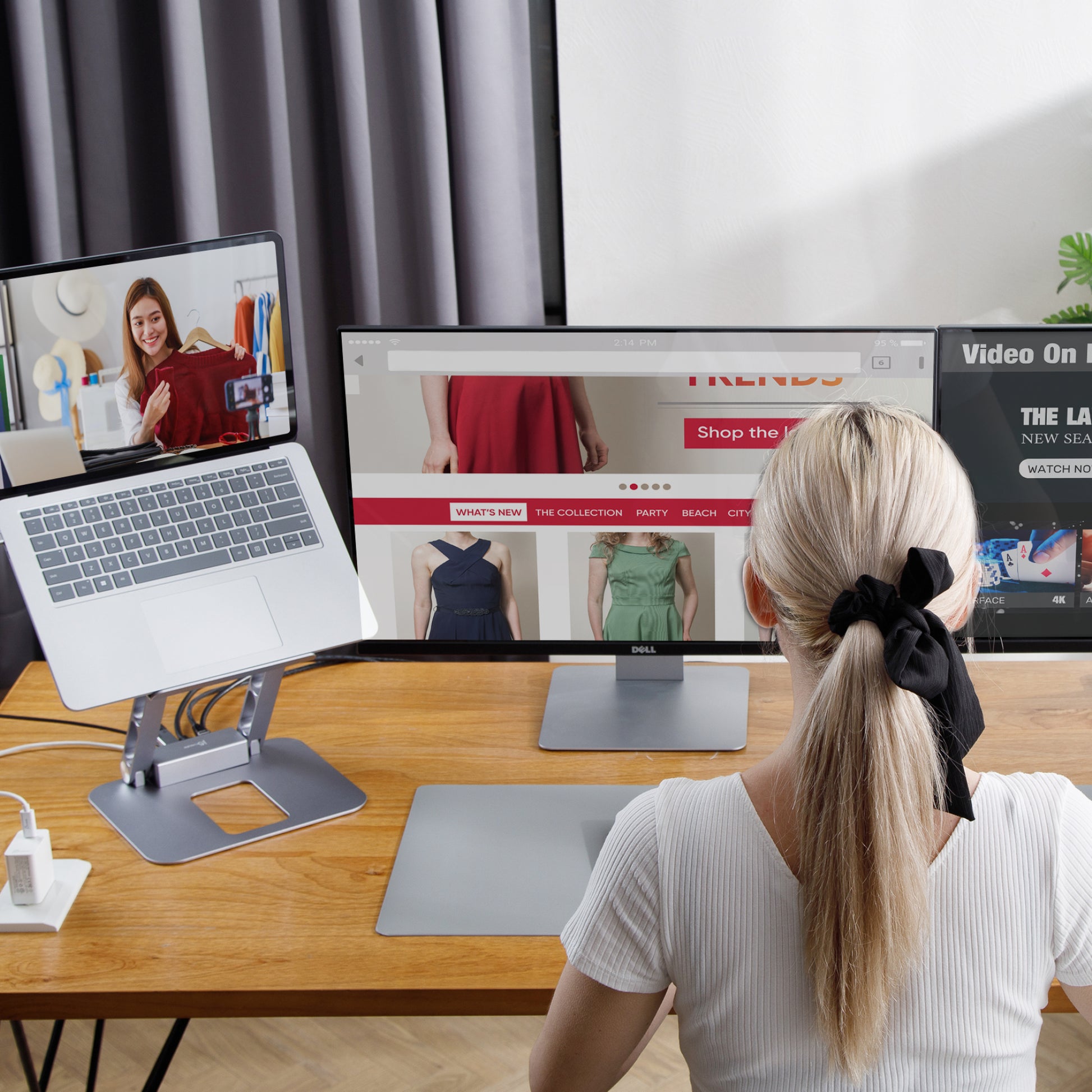 j5create JTS427-N Dockingstation – USB-C, 2× HDMI, 100 W PD, GbE, für Windows/Mac