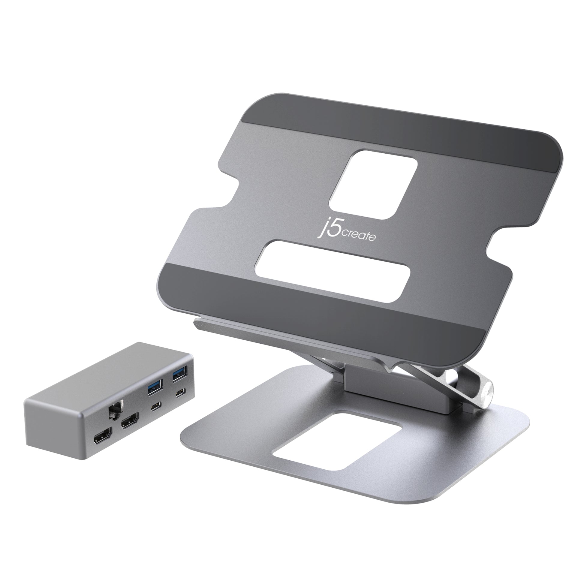 j5create JTS427-N Dockingstation – USB-C, 2× HDMI, 100 W PD, GbE, für Windows/Mac