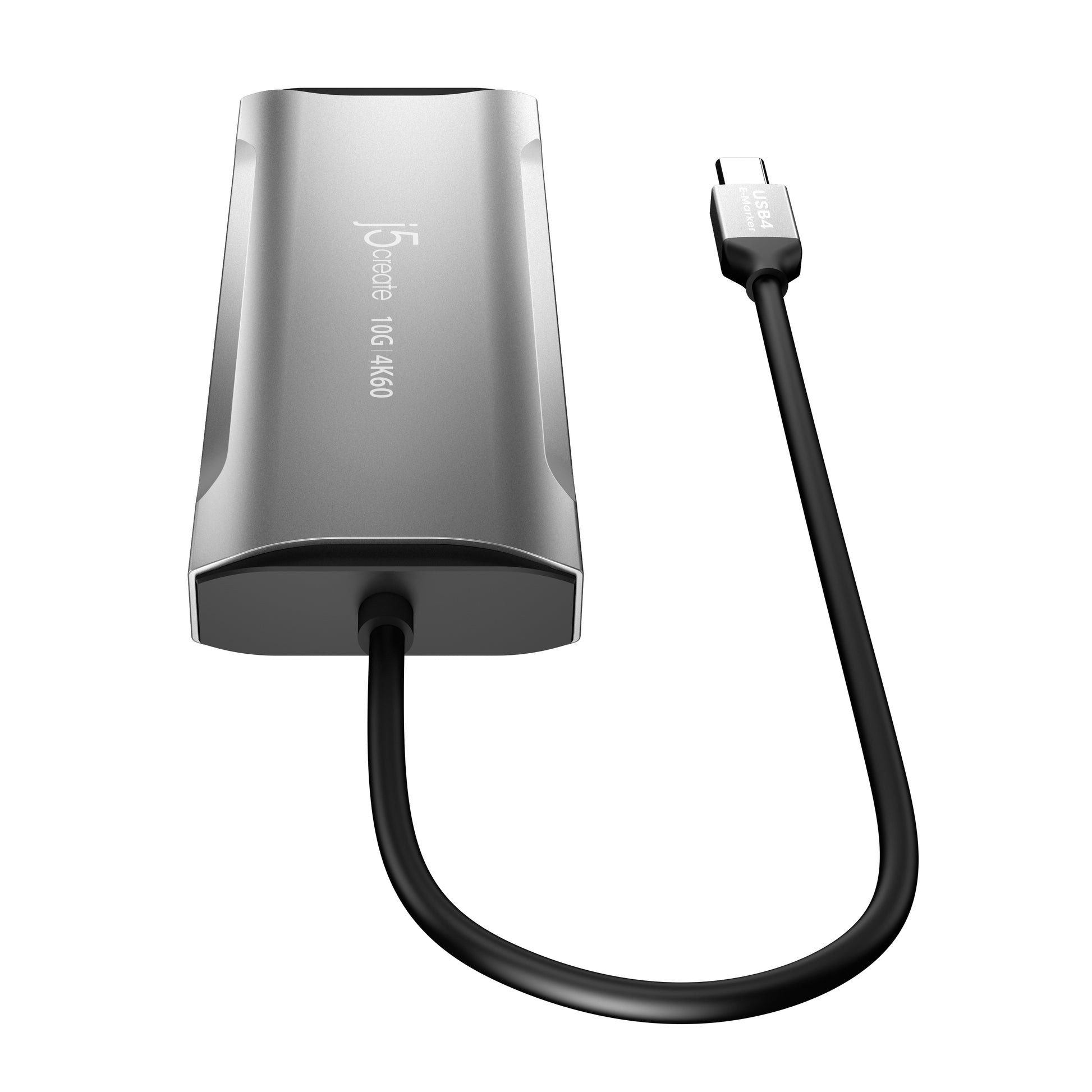 j5create JCD392-N Multiport-Adapter – USB-C, 1× HDMI, 2× USB-A, 100 W PD, GbE, für Windows/Mac