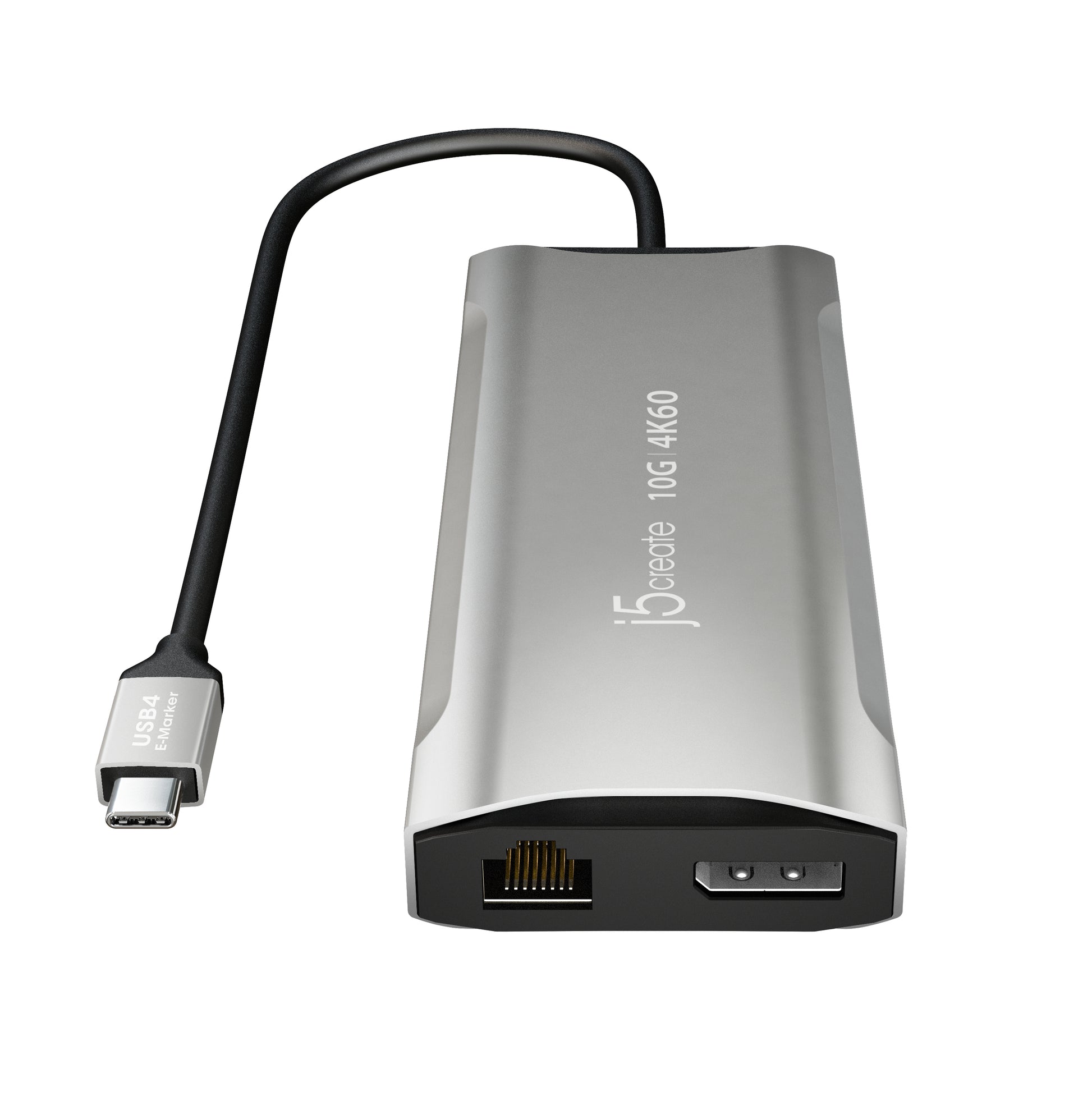 j5create JCD397-N Dockingstation – USB-C, 1× DP, 2× HDMI, 2× USB-A, 2× USB-C, 100 W PD, GbE, für Windows/Mac