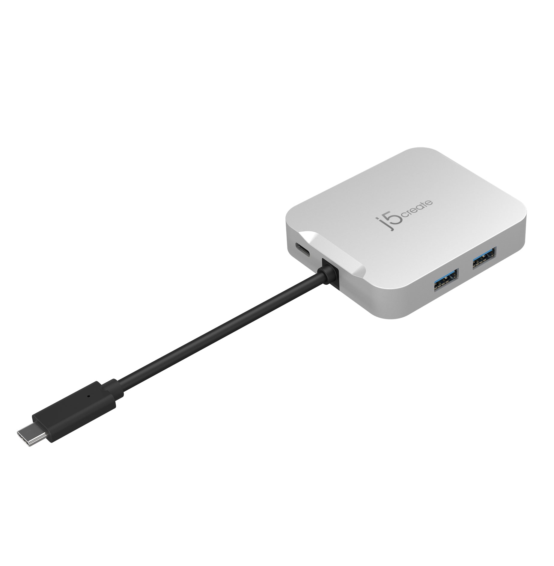 j5create JCD391-N Multiport-Adapter – USB-C, 1× HDMI, 2× USB-A, 85 W PD, GbE, für Windows/Mac/ChromeOS