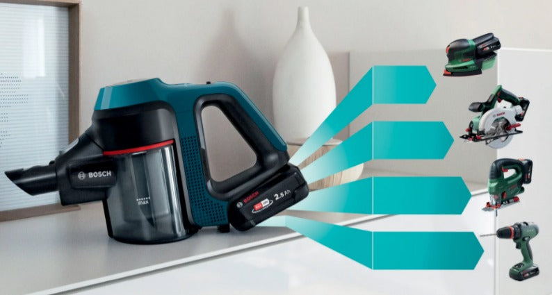 Bosch Akkustaubsauger BSS71125AH – 2-in-1, 2500 mAh, 0,3 l, Akkubetrieb