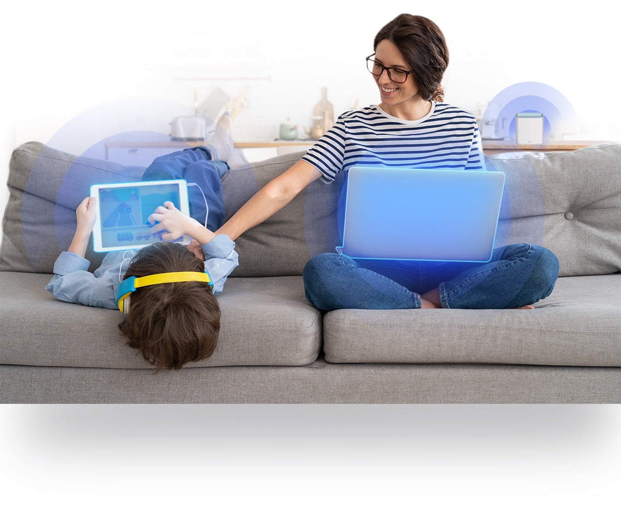D-Link M32-2 EaglePro Mesh-Set (2er) – Wi-Fi 6 (AX3200), Dual-Band, bis 3,2 Gbit/s, je 2× Gigabit-LAN