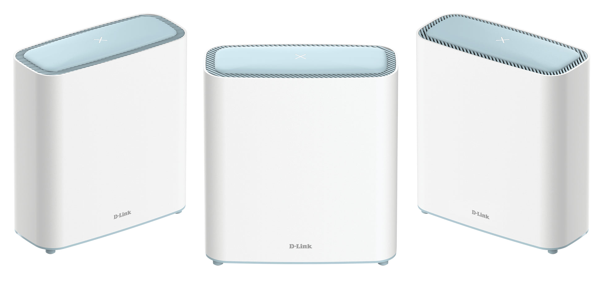 D-Link M32-3 EaglePro – Mesh-WLAN-System (3er-Set), Wi-Fi 6, Dual-Band (2,4/5 GHz), AX3200, 2× GbE, Weiss