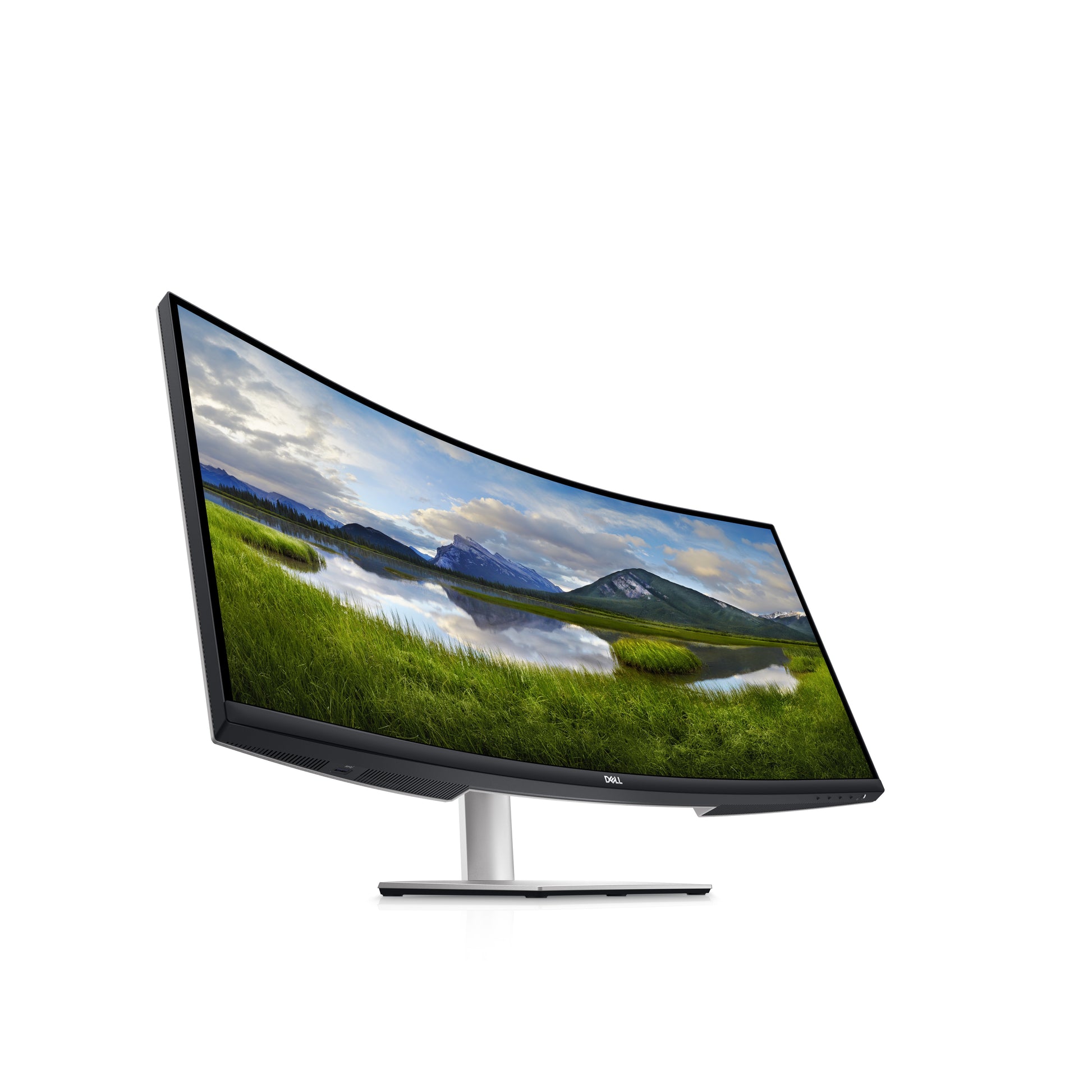 DELL S3423DWC – Monitor, 34" 3440 × 1440, VA, 100 Hz, 350 cd/m², USB-C, KVM, Gebogen, VESA 100 × 100, Schwarz