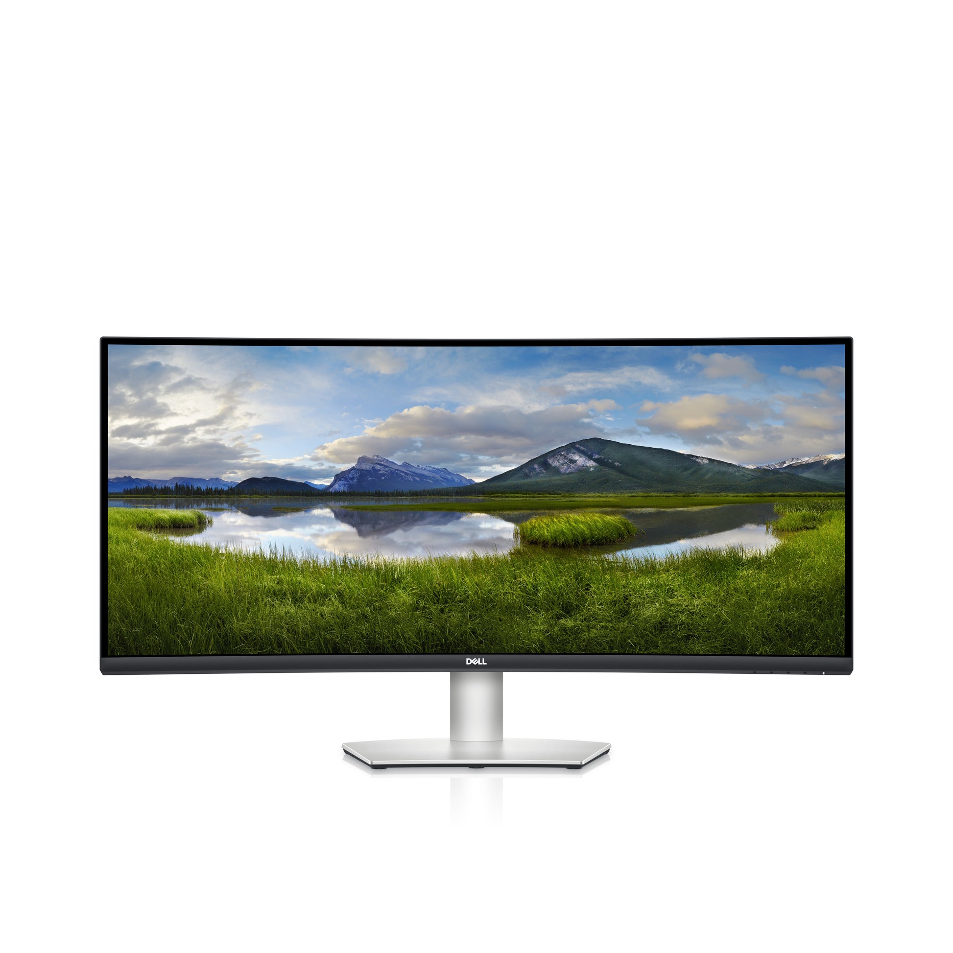 DELL S3423Dwc – Monitor, 34", VA, 100 Hz, 350 cd/m², USB-C, KVM, Lautsprecher, VESA 100 × 100, Schwarz