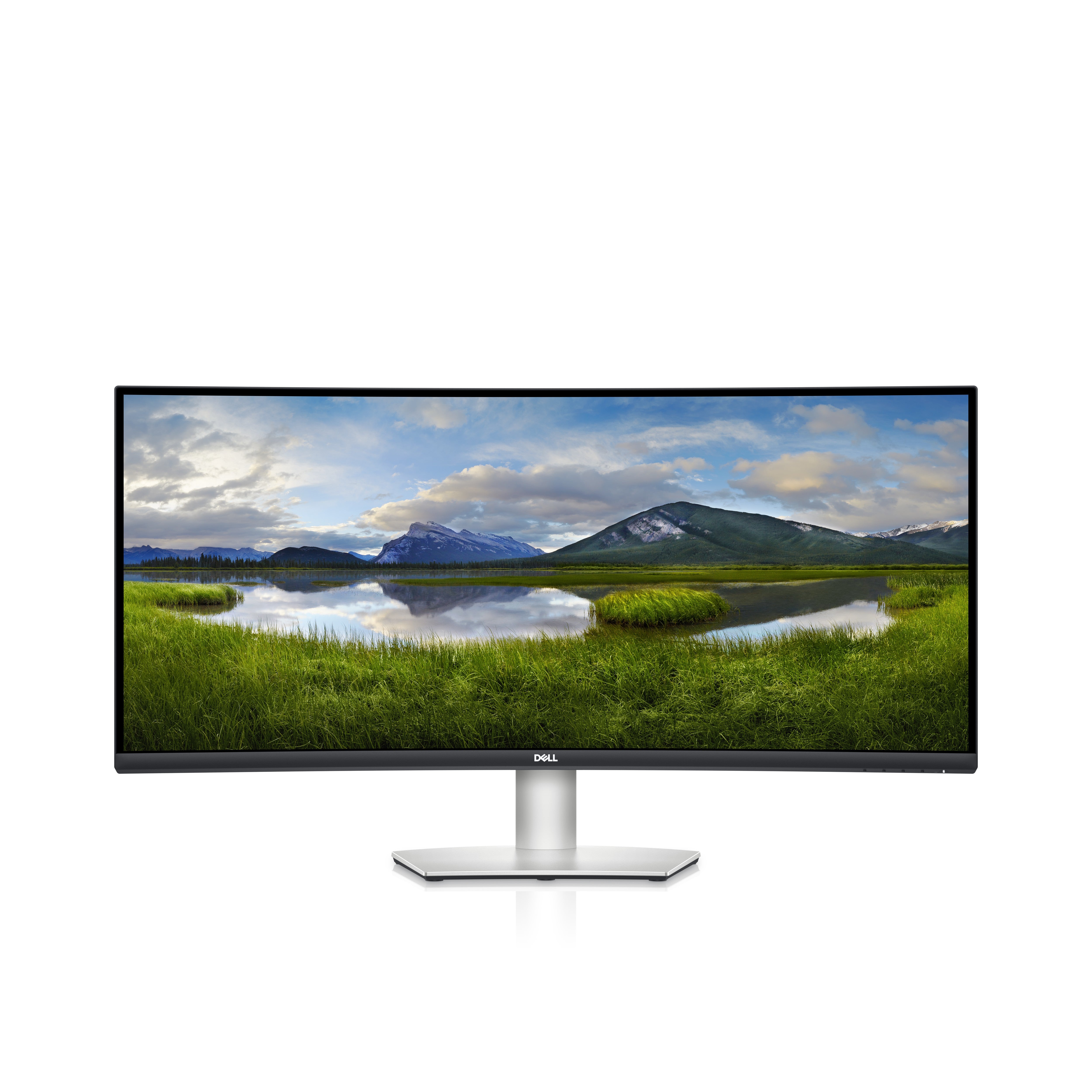 DELL S3423DWC – Monitor, 34" 3440 × 1440, VA, 100 Hz, 350 cd/m², USB-C, KVM, Gebogen, VESA 100 × 100, Schwarz