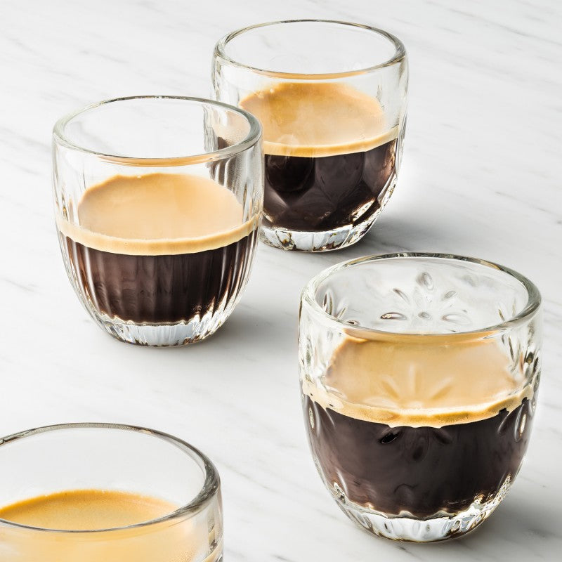 La Rochère Espressotassen Troquet – 4er Set, 100 ml, Ø 6,2 cm, Glas, Transparent, spülmaschinenfest