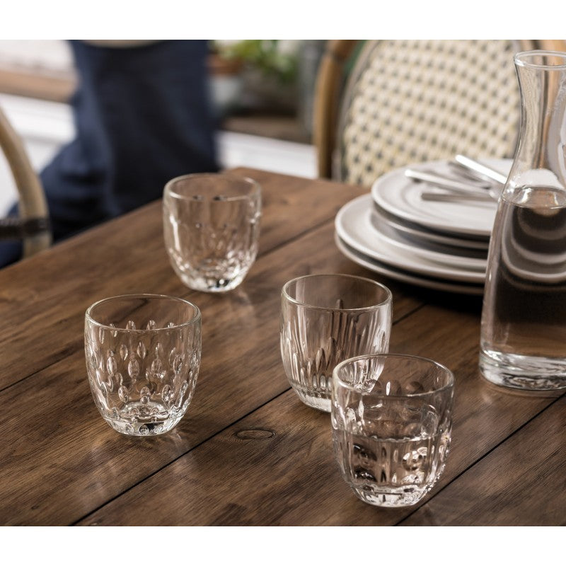 La Rochère Trinkglas Troquet – 4er Set, 250 ml, Ø 7,8 cm, Kalk-Natron-Glas, Transparent, spülmaschinenfest