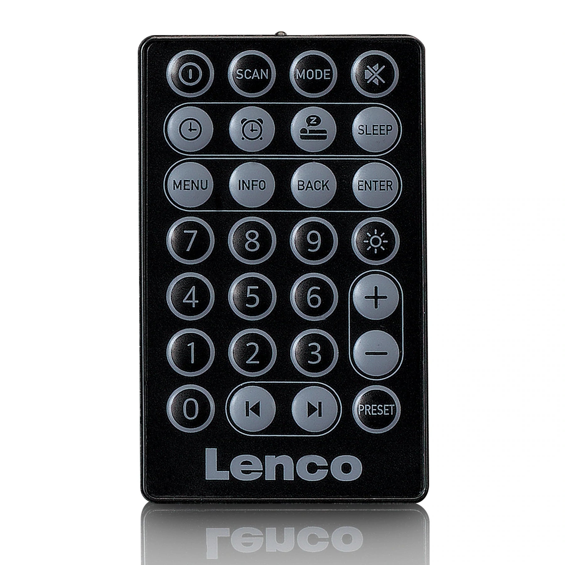Lenco PDR-051BKSI – DAB+/UKW-Tischradio, Bluetooth – Schwarz