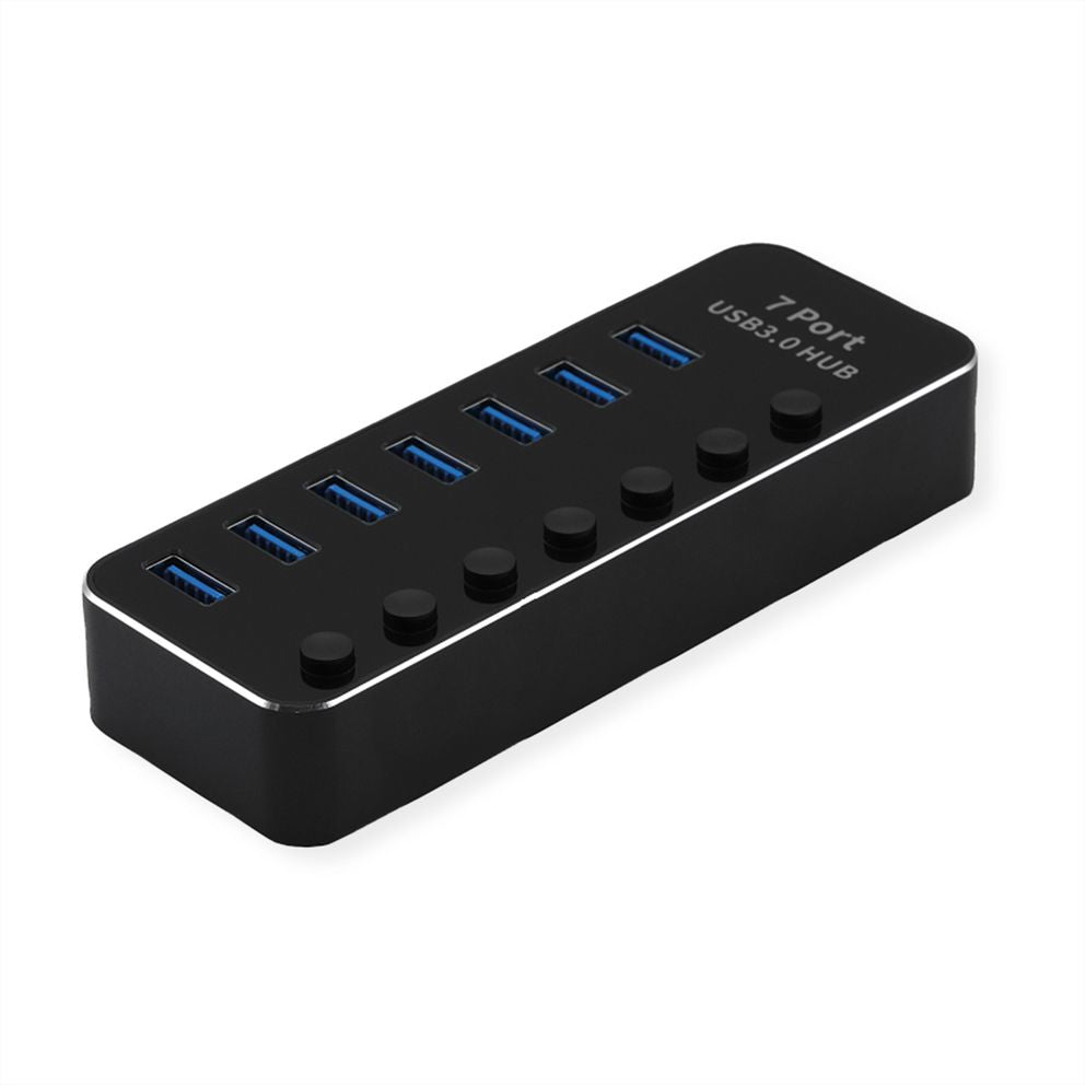 ROLINE USB-Hub – USB 3.2 Gen 1, 7× USB-A
