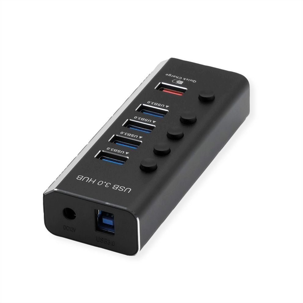 ROLINE USB-Hub – USB 3.2 Gen 1, 5× USB-A