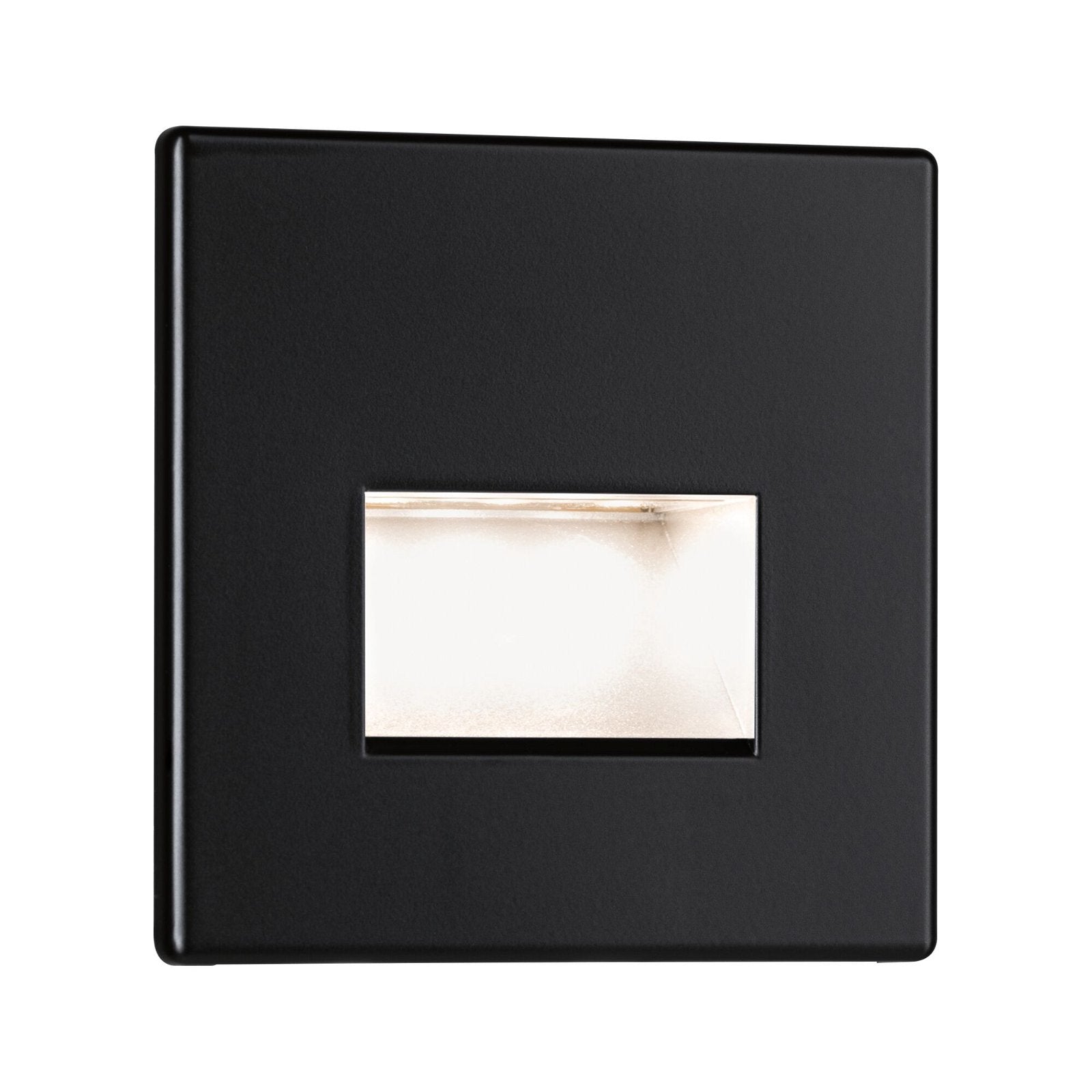 Paulmann Wandleuchte Edge Quadro – 8 × 0,5 cm, 100 lm, 1,2 W, 2700 K, schwarz