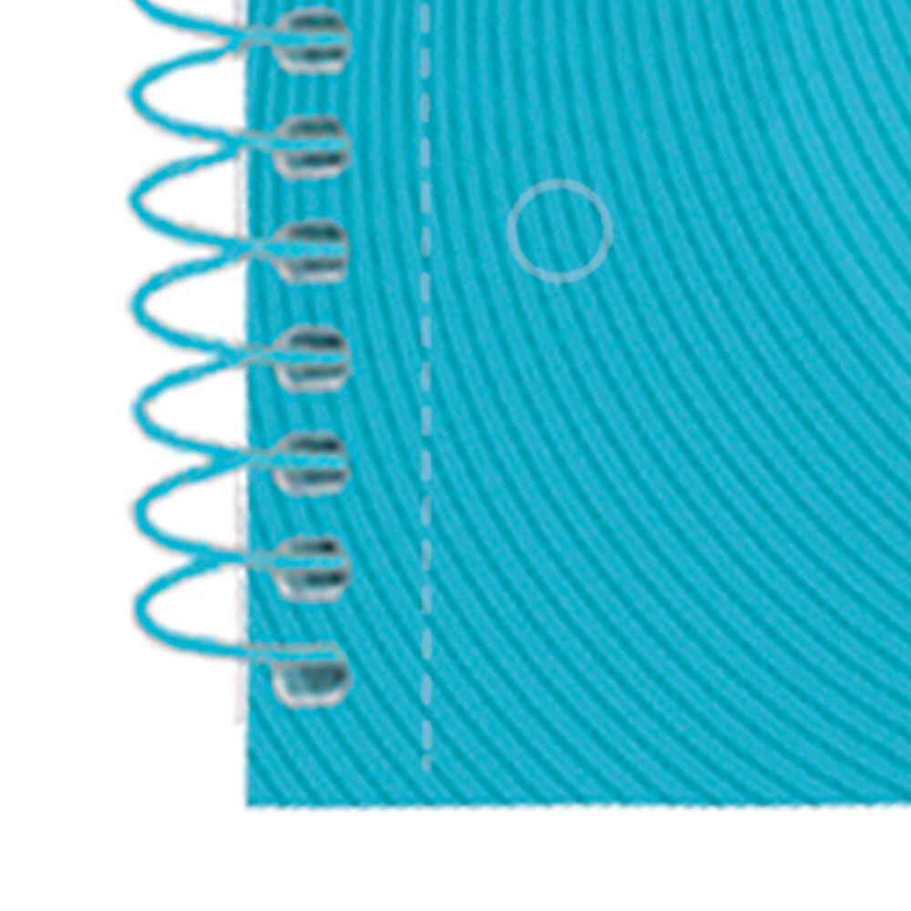 Oxford Spiralbuch – A4+ – kariert 5 mm – 80 Blatt – Hardcover, mikroperforiert, 4-fach gelocht – blau