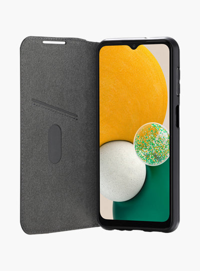 dbramante1928 Oslo Folio – für Samsung Galaxy A13, mit Ständer, mit Kartenfach, PU, schwarz