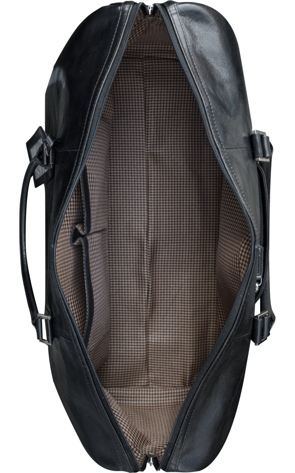 dbramante1928 Kastrup 2 – Reisetasche, 38,5 l, Leder, Schwarz, 57 × 27 × 25 cm