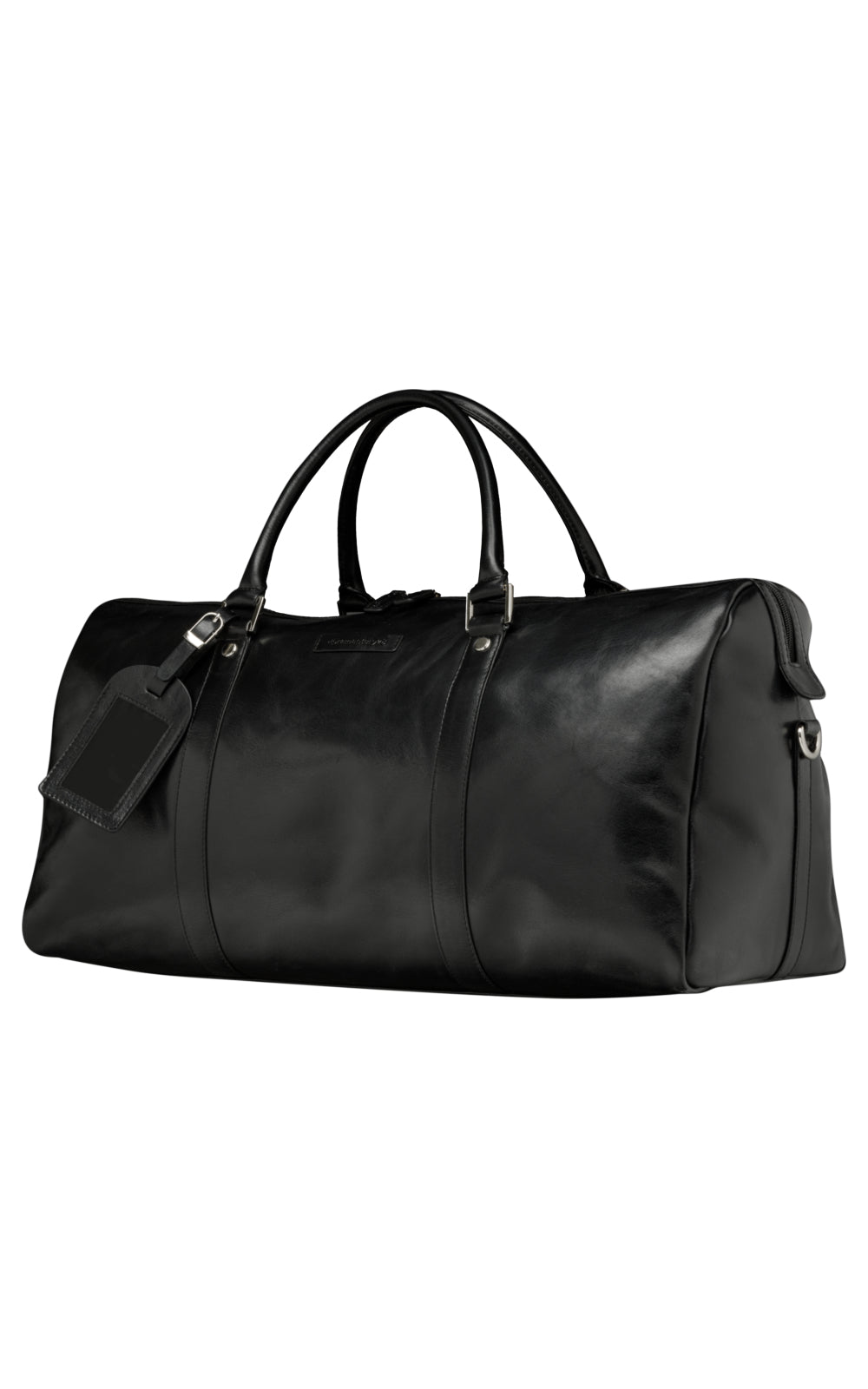 dbramante1928 Kastrup 2 – Reisetasche, 38,5 l, Leder, Schwarz, 57 × 27 × 25 cm
