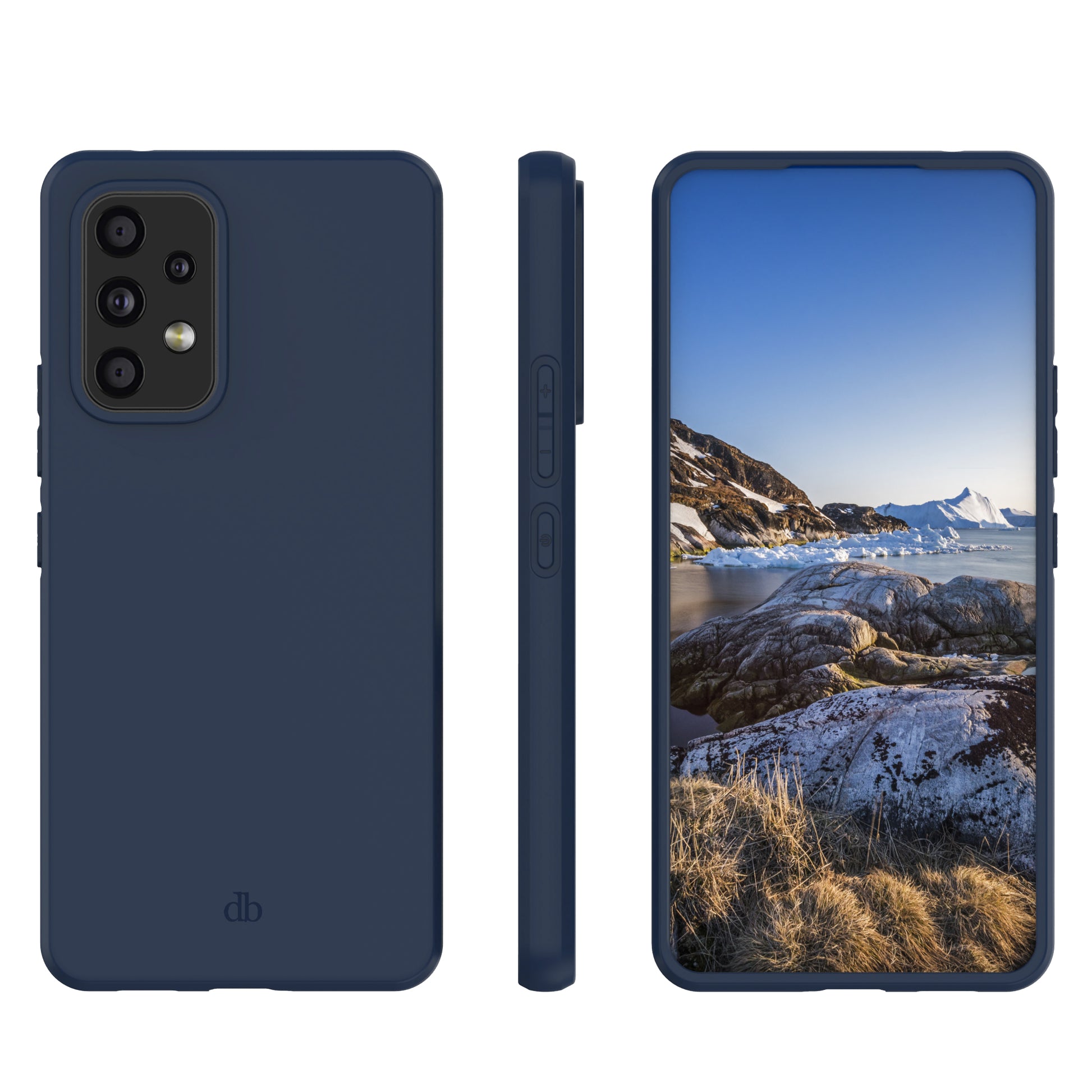dbramante1928 Backcover – für Samsung Galaxy A53, Recycling-Kunststoff, Pacific Blue, bis 1,2 m sturzsicher