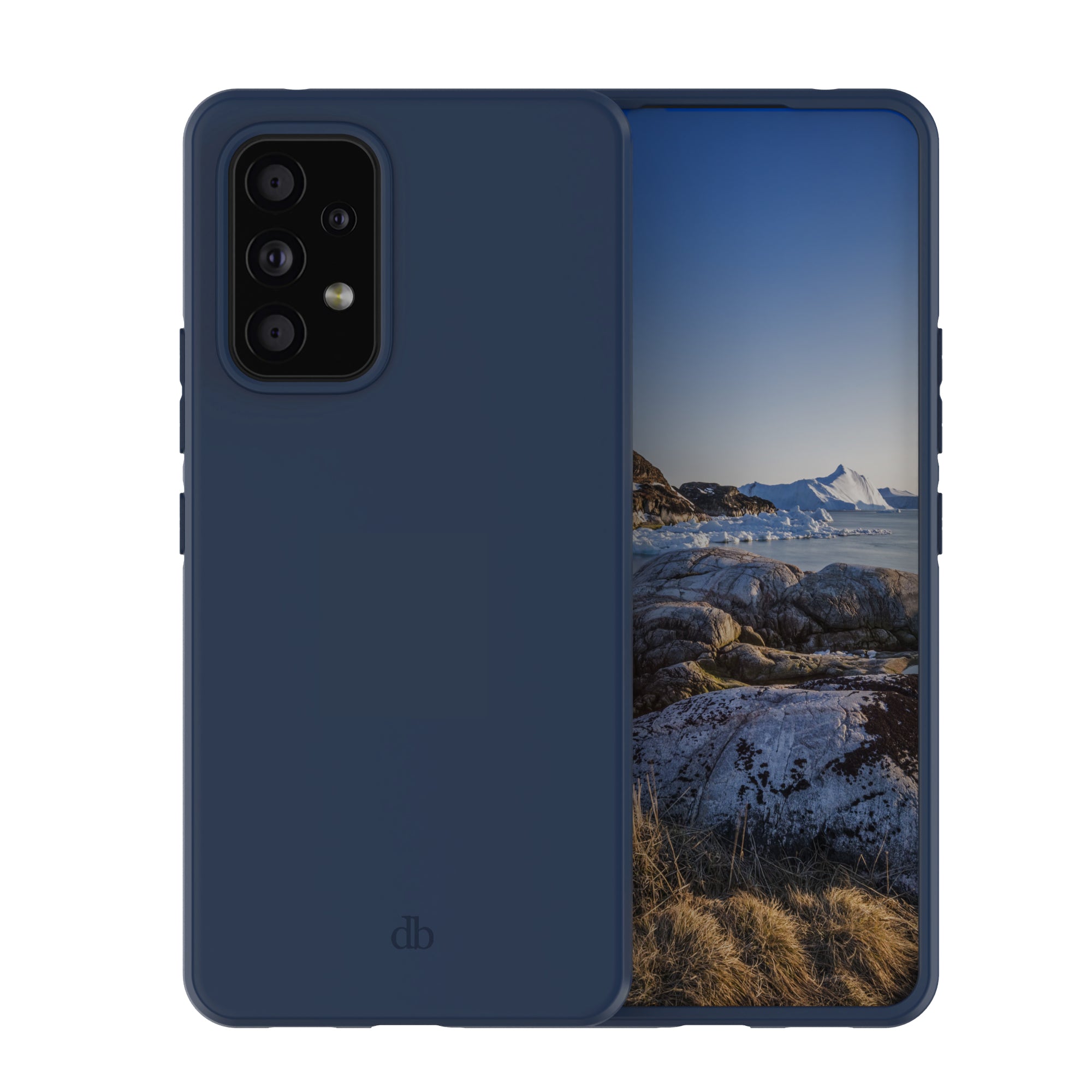 dbramante1928 Backcover – für Samsung Galaxy A53, Recycling-Kunststoff, Pacific Blue, bis 1,2 m sturzsicher