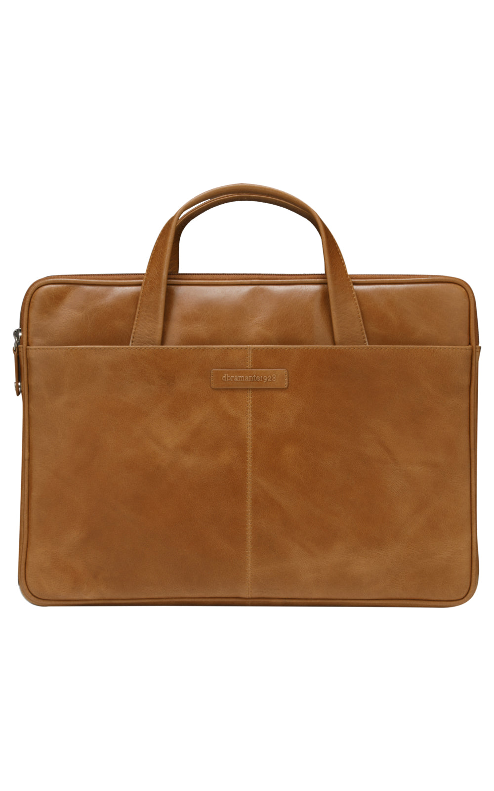 dbramante1928 Notebook-Tasche bis 15" – Vollnarbenleder, verschliessbar – Schwarz