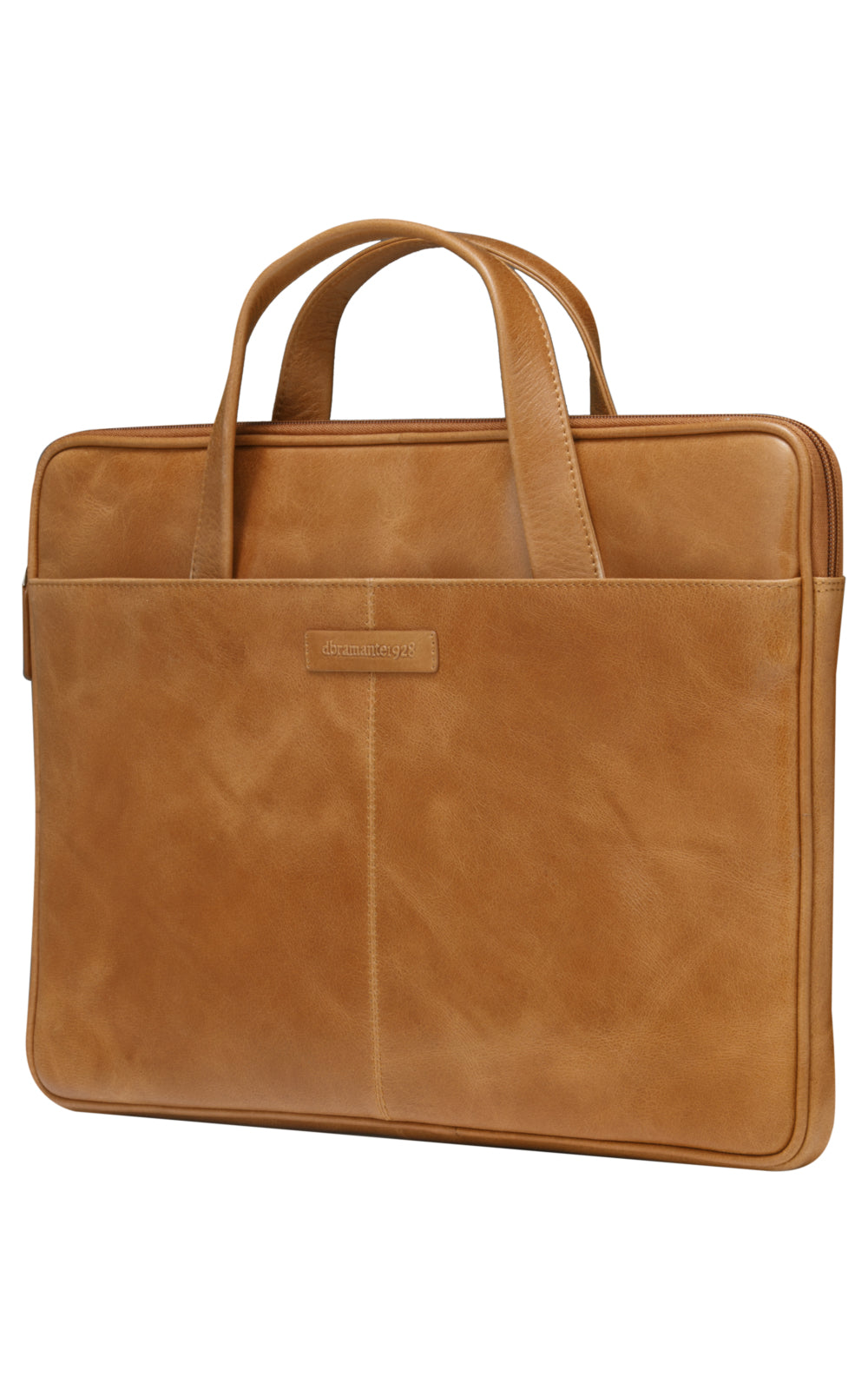 dbramante1928 Notebook-Tasche bis 15" – Vollnarbenleder, verschliessbar – Schwarz