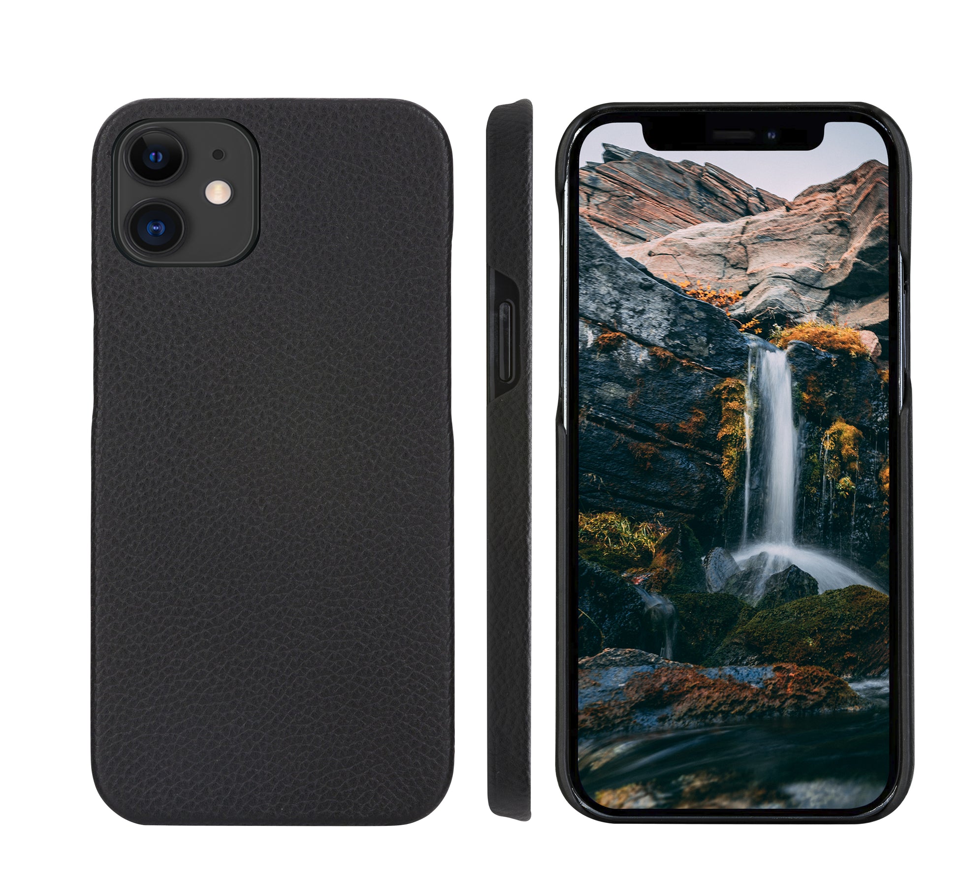dbramante1928 New York Wallethülle – für Apple iPhone 11 / iPhone XR, 3 Kartenfächer, Night Black