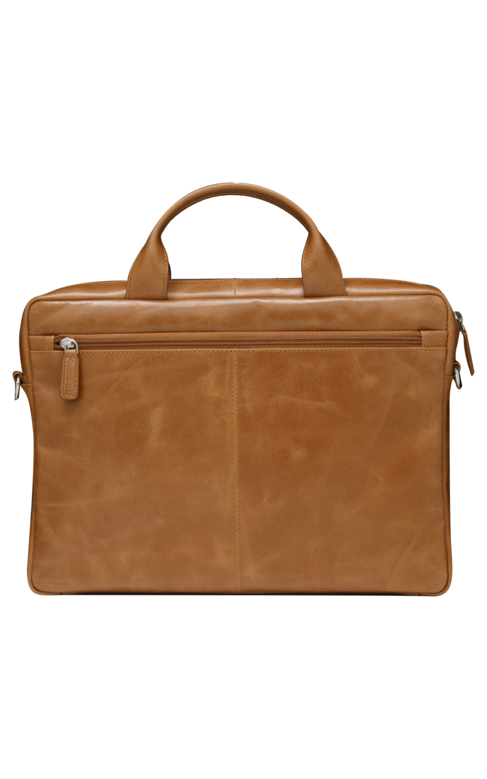 dbramante1928 Amalienborg Notebook-Tasche bis 15" – Vollnarbenleder, abnehmbarer Schultergurt – Braun