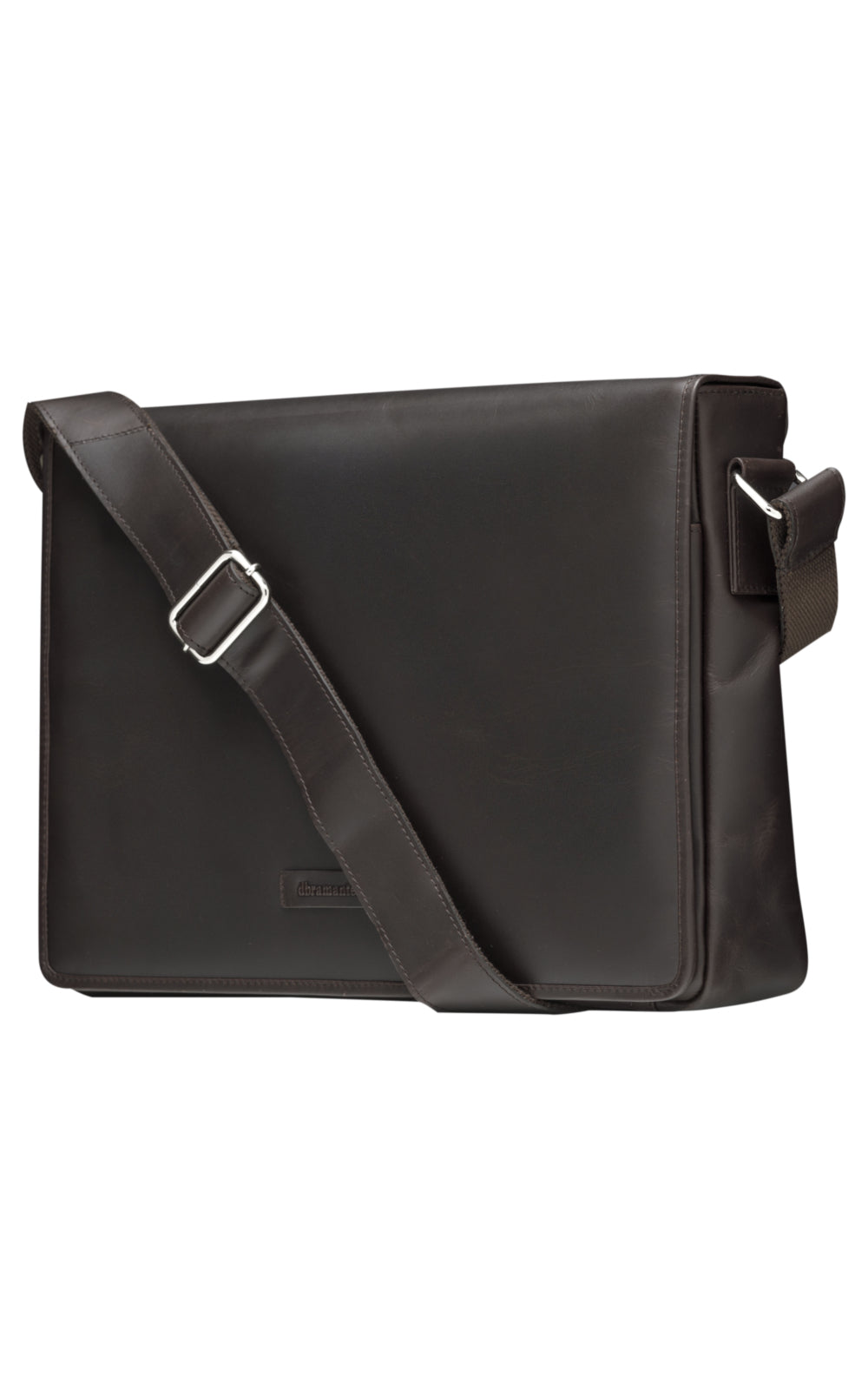 dbramante1928 Marselisborg Notebook-Tasche bis 14" – Vollnarbenleder, Schultergurt – Schwarz